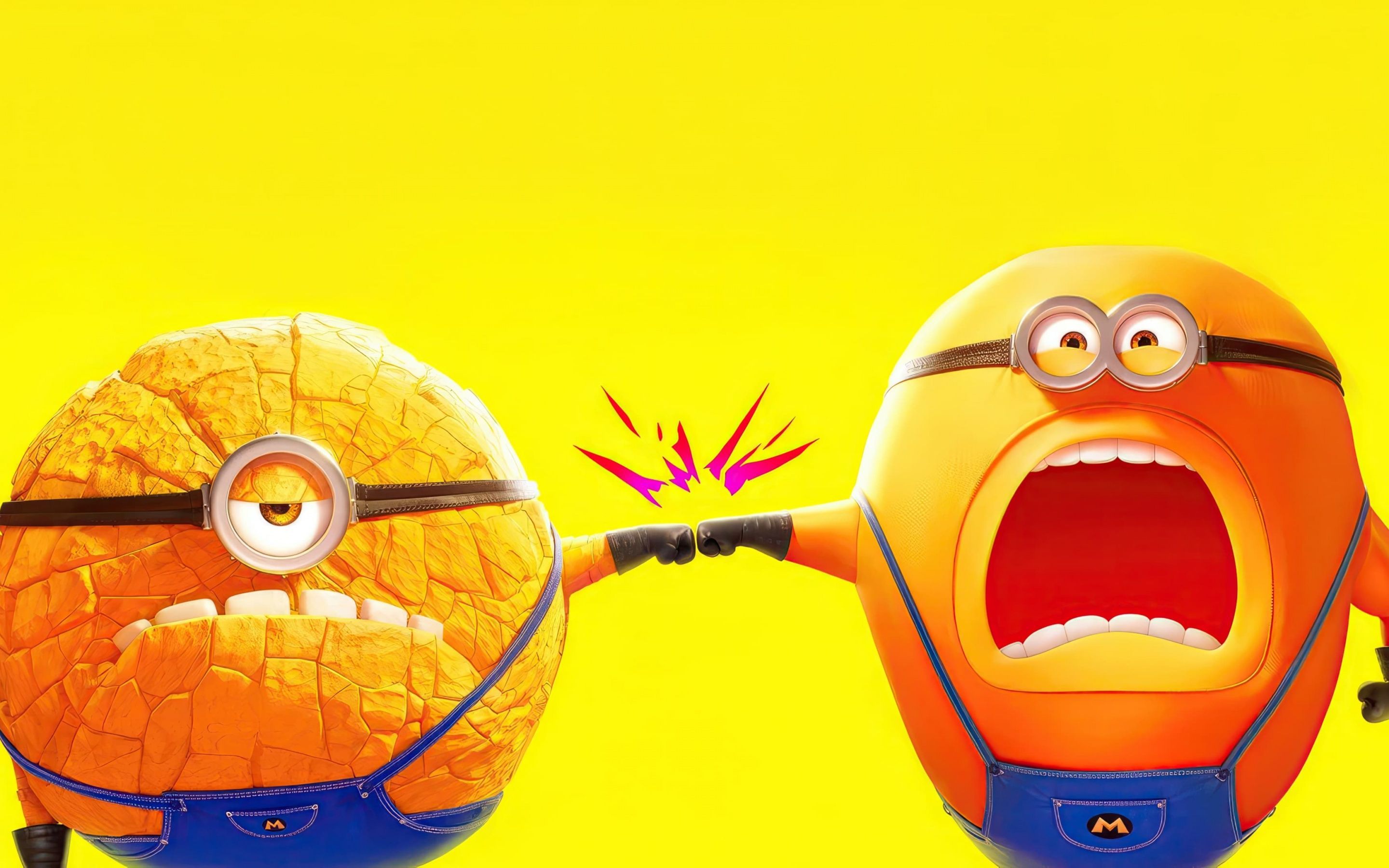 2880x1800 Despicable Me 4 Jerry Mega Minion vs Bob 4K Wallpaper