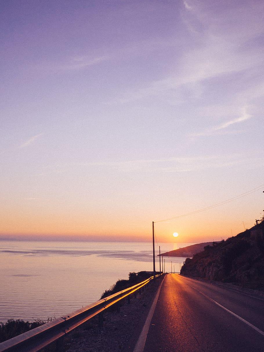 910x1213 HD wallpaper: albania, sarandë, pacific coast highway, horizontal