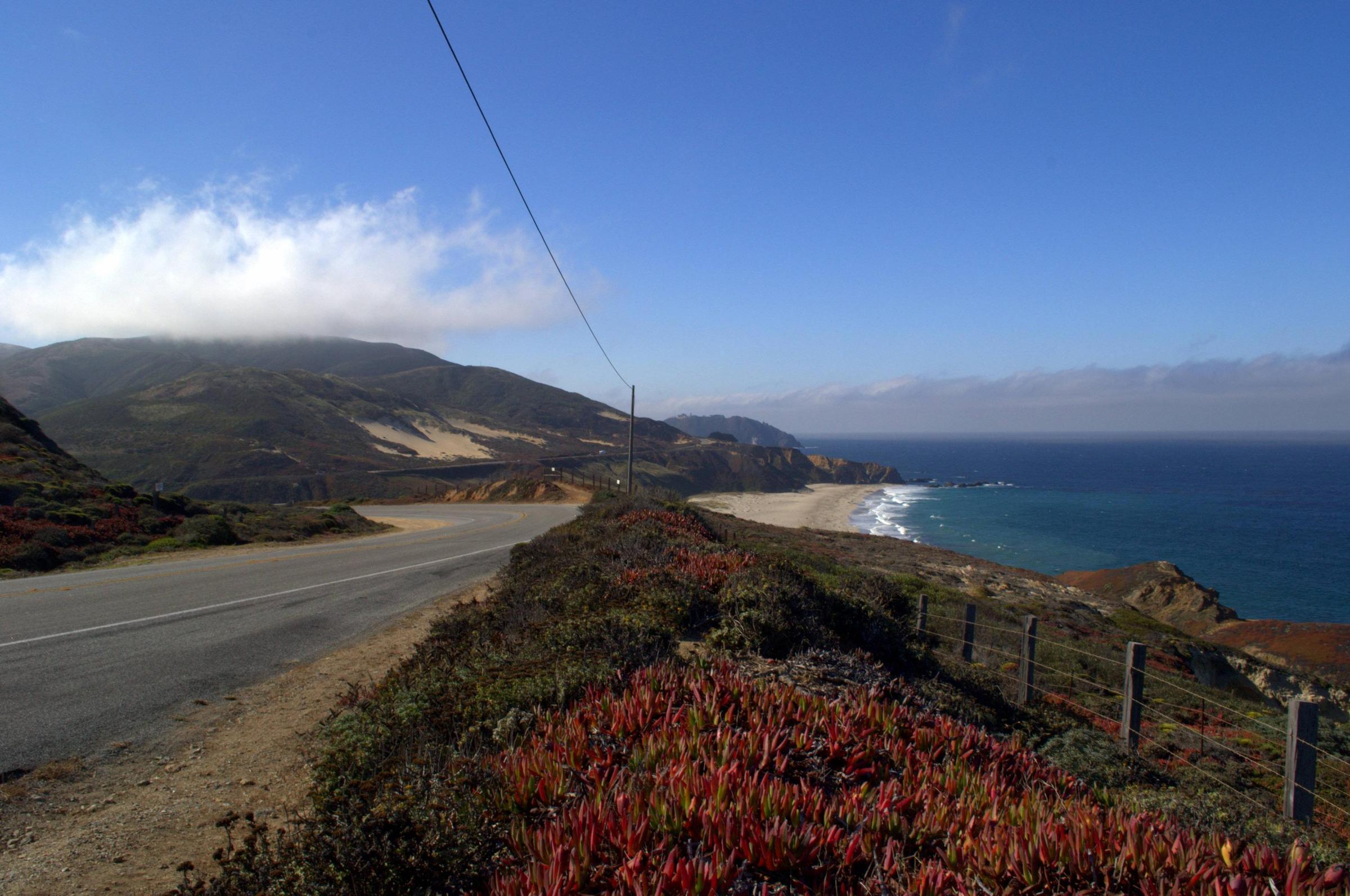 2400x1593 Pacific Coast Highway wallpaper. nature and landscape. Wallpaper