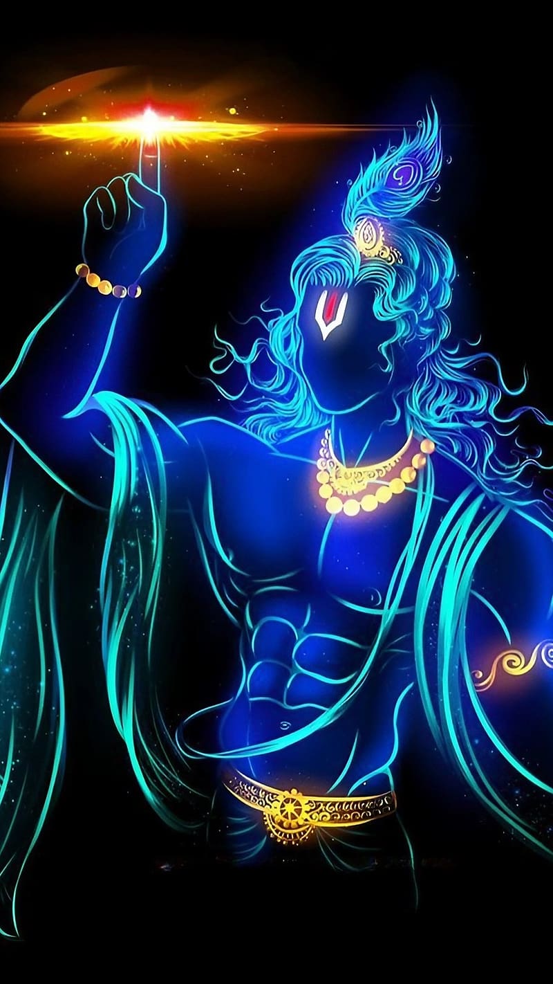 800x1422 Krishna Pics, Blue Art, lord, god, HD phone wallpaper