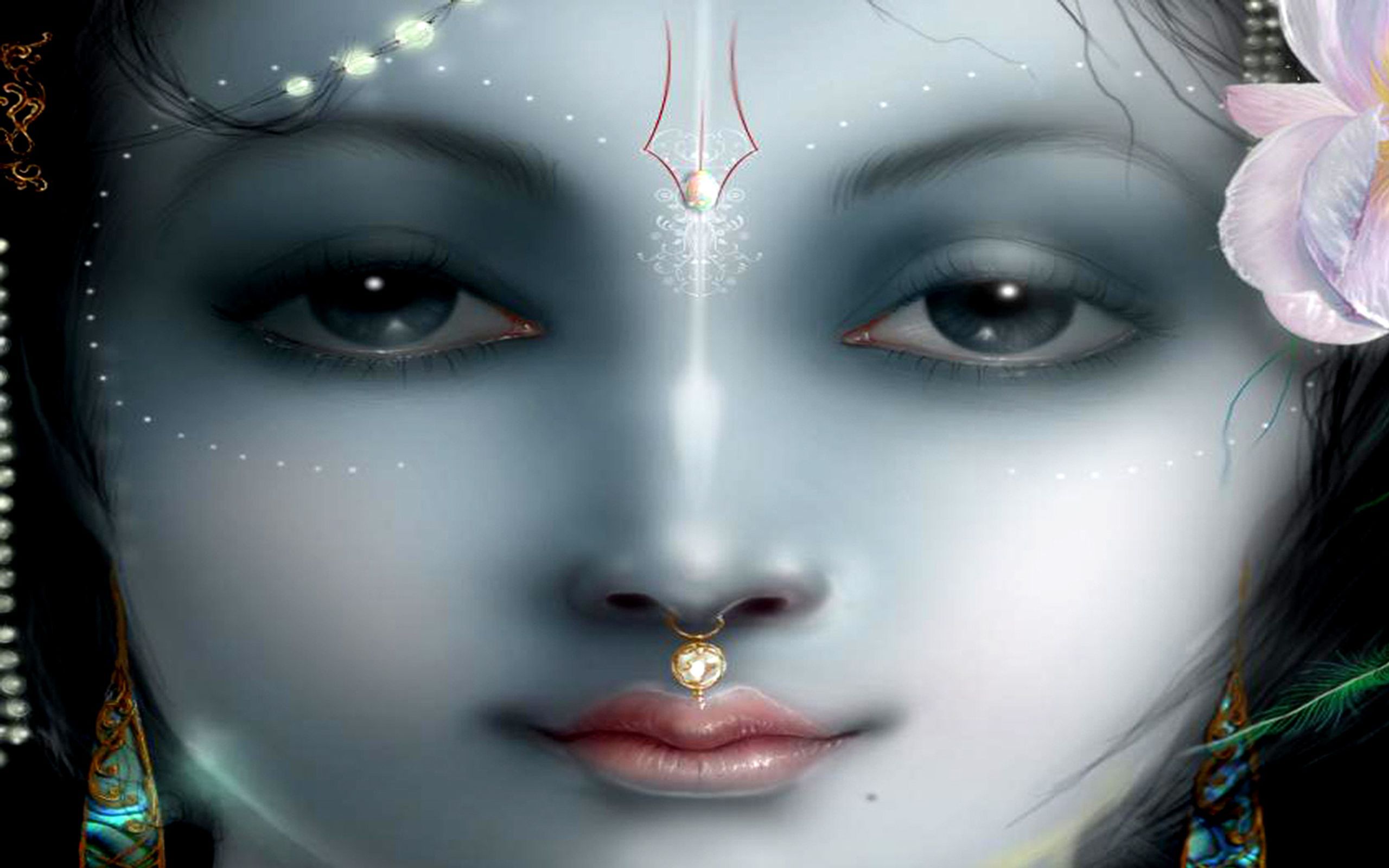 2560x1600 Free Lord Krishna 4K Wallpaper & Desktop HD Background for PC