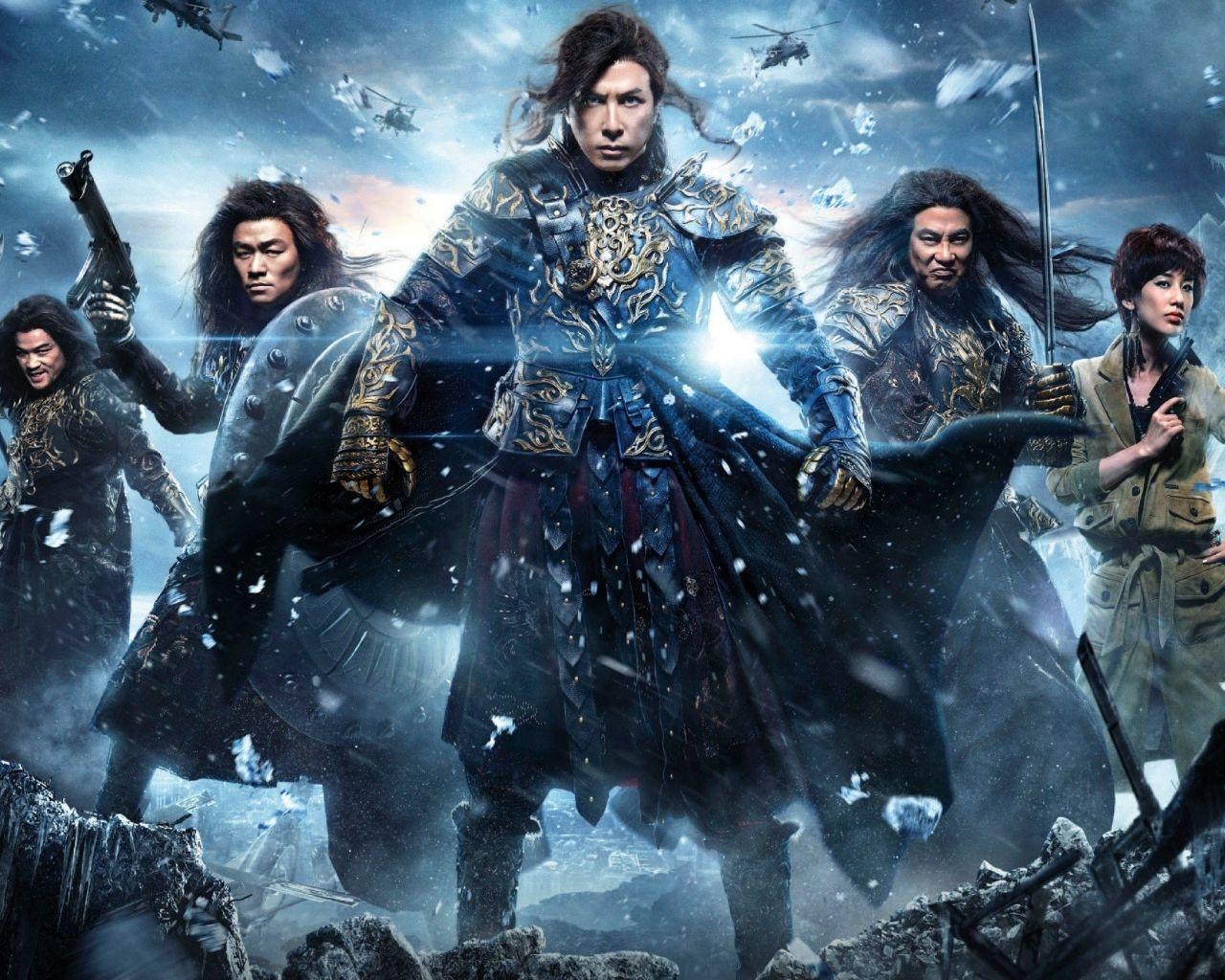 1280x1024 Free download Wallpaper iceman donnie yen man army shield girl
