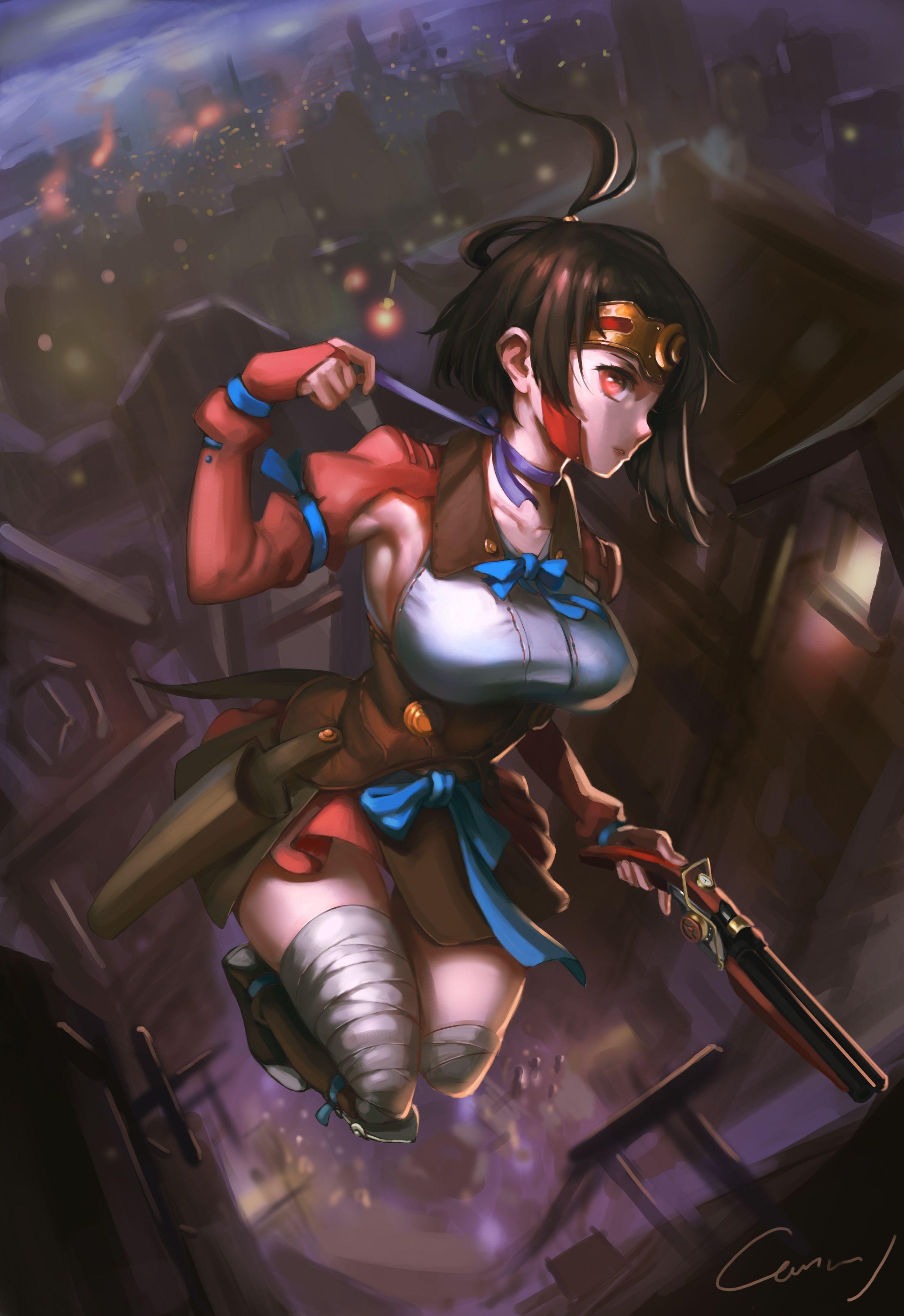 2411x3508 Mumei (Koutetsujou no Kabaneri) Mobile Wallpaper Anime Image Board
