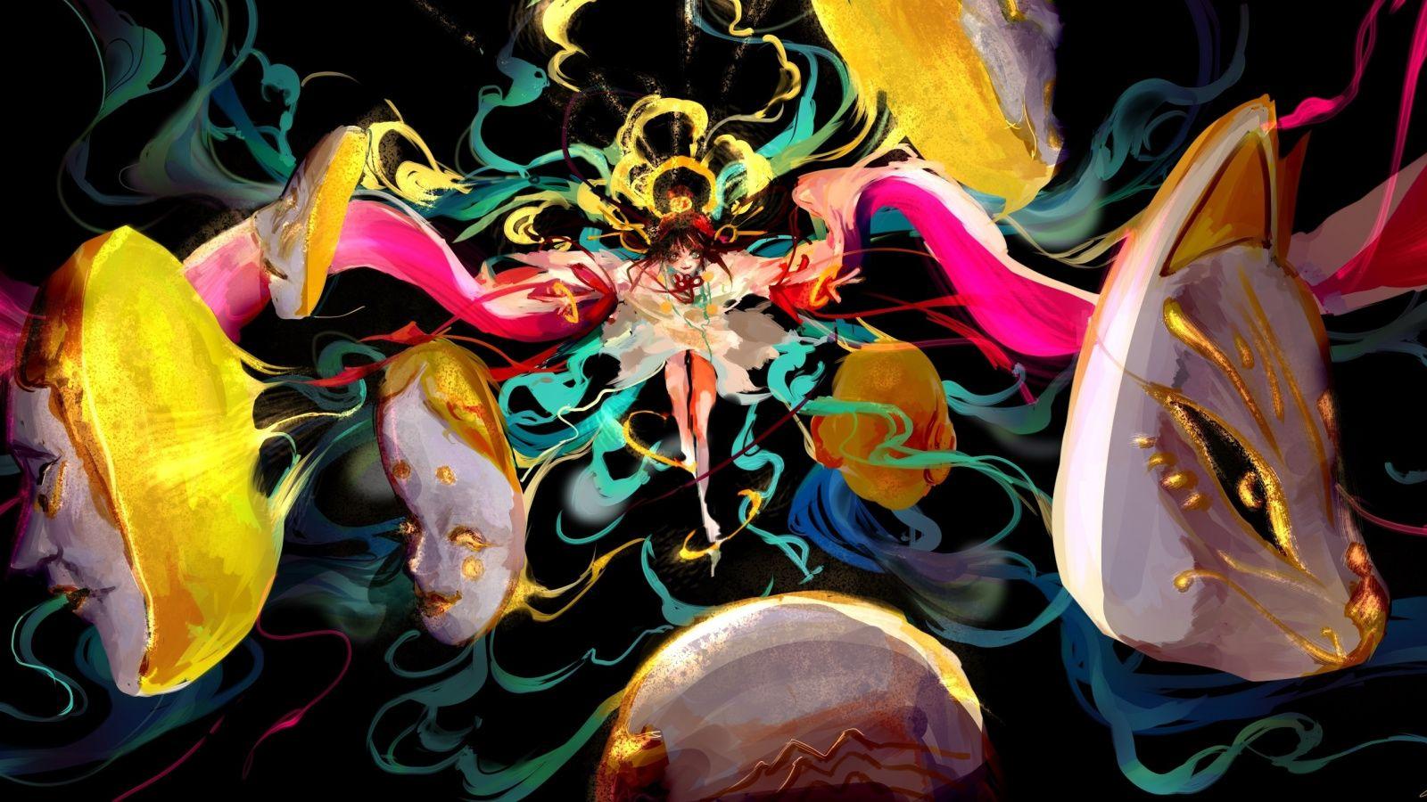 1600x900 Download 1600x900 wallpaper artwork, menreiki, sousei no onmyouji