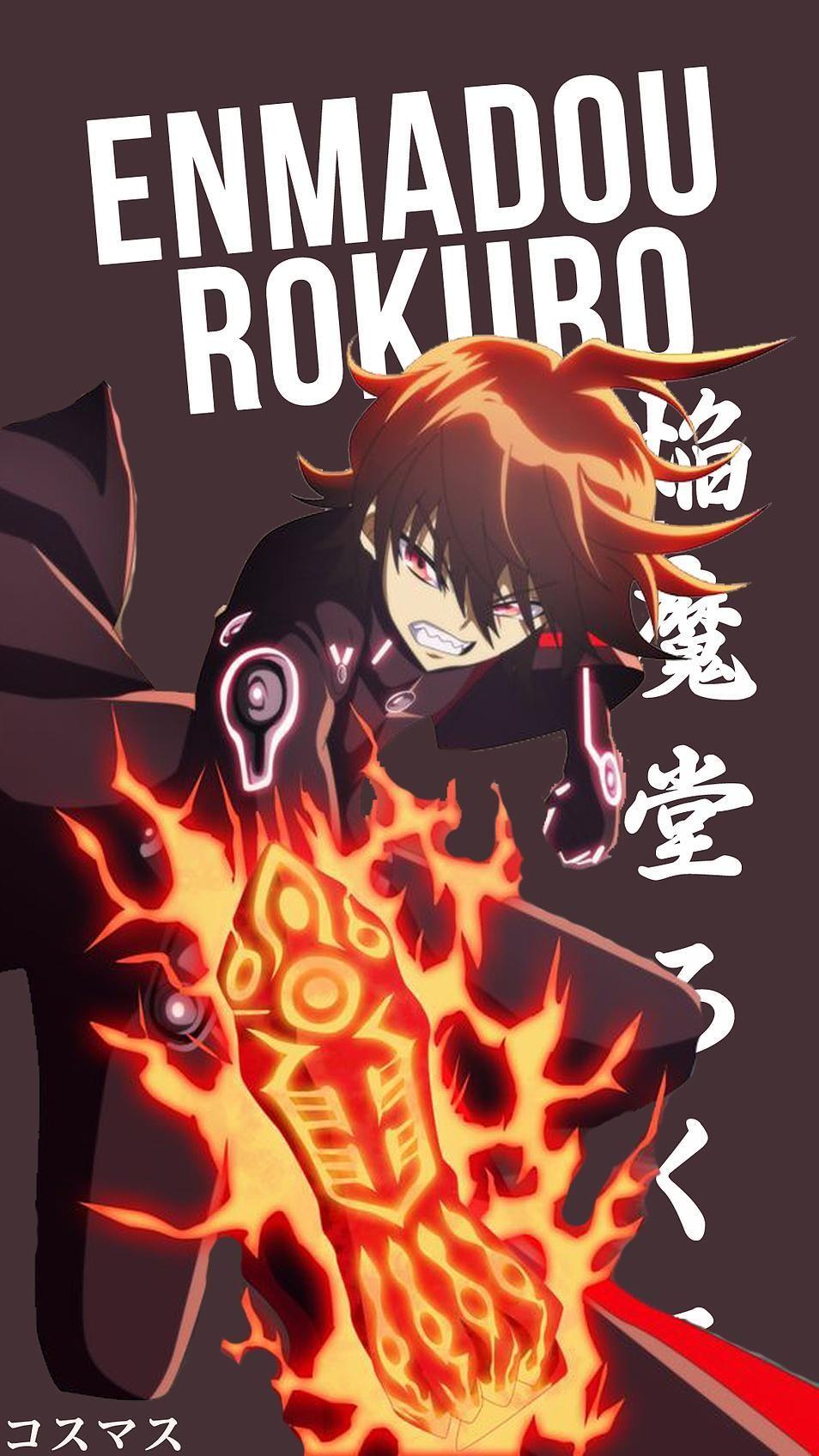 954x1696 Rokuro Enmadou (con imágenes). Wallpaper de animes, Personajes