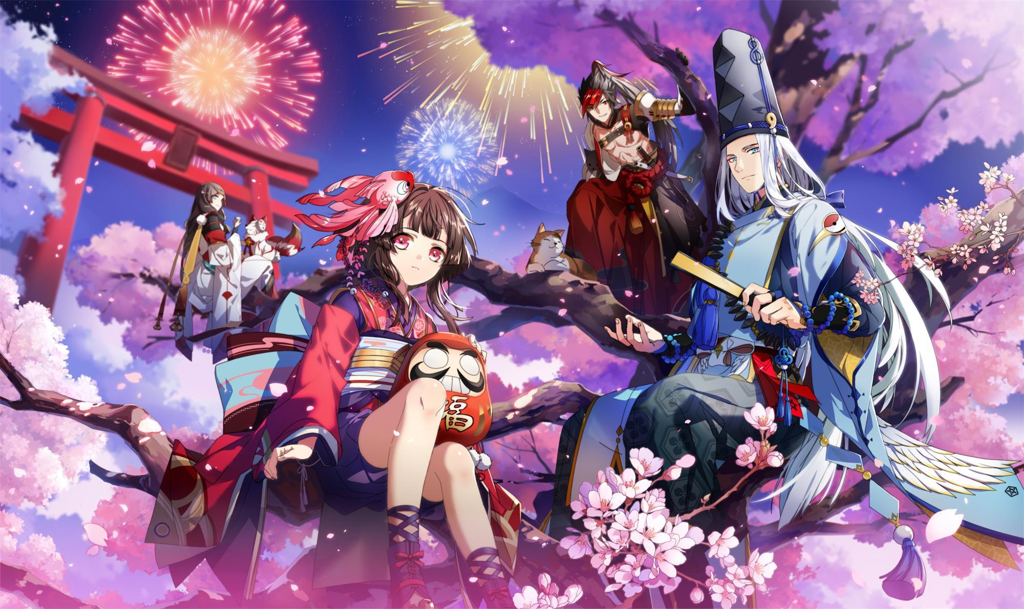 2000x1190 Onmyouji HD Wallpaper