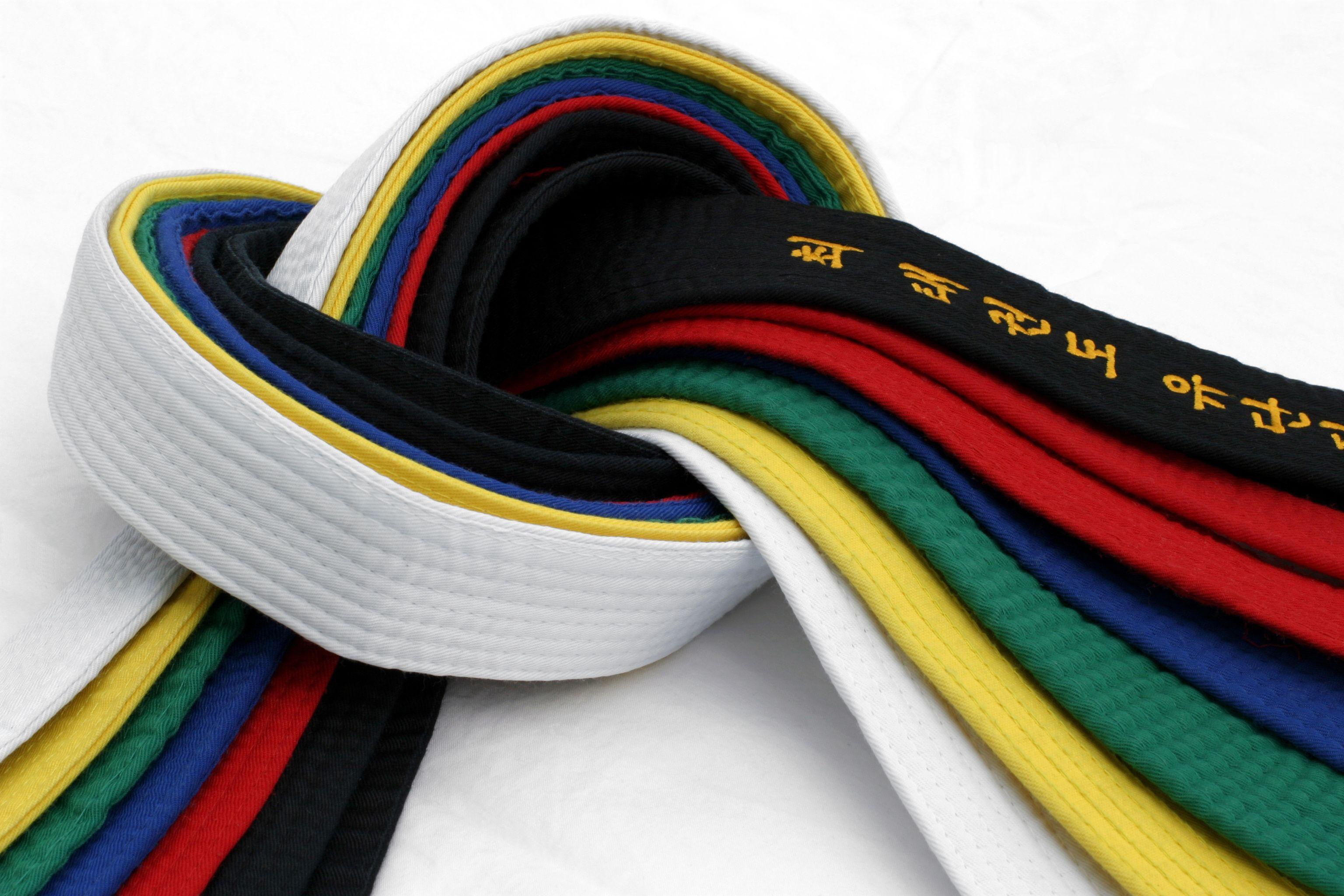 hot-sale-standard-taekwondo-road-with-divisa-level-belt-taekwondo-belt