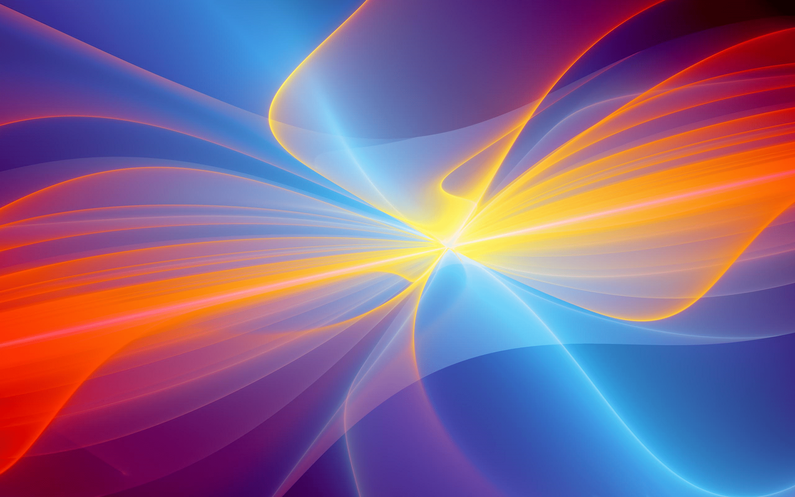 2560x1600 Colourful Waves, 4k, Colourful, Digital, Hd, Spectrum, Waves