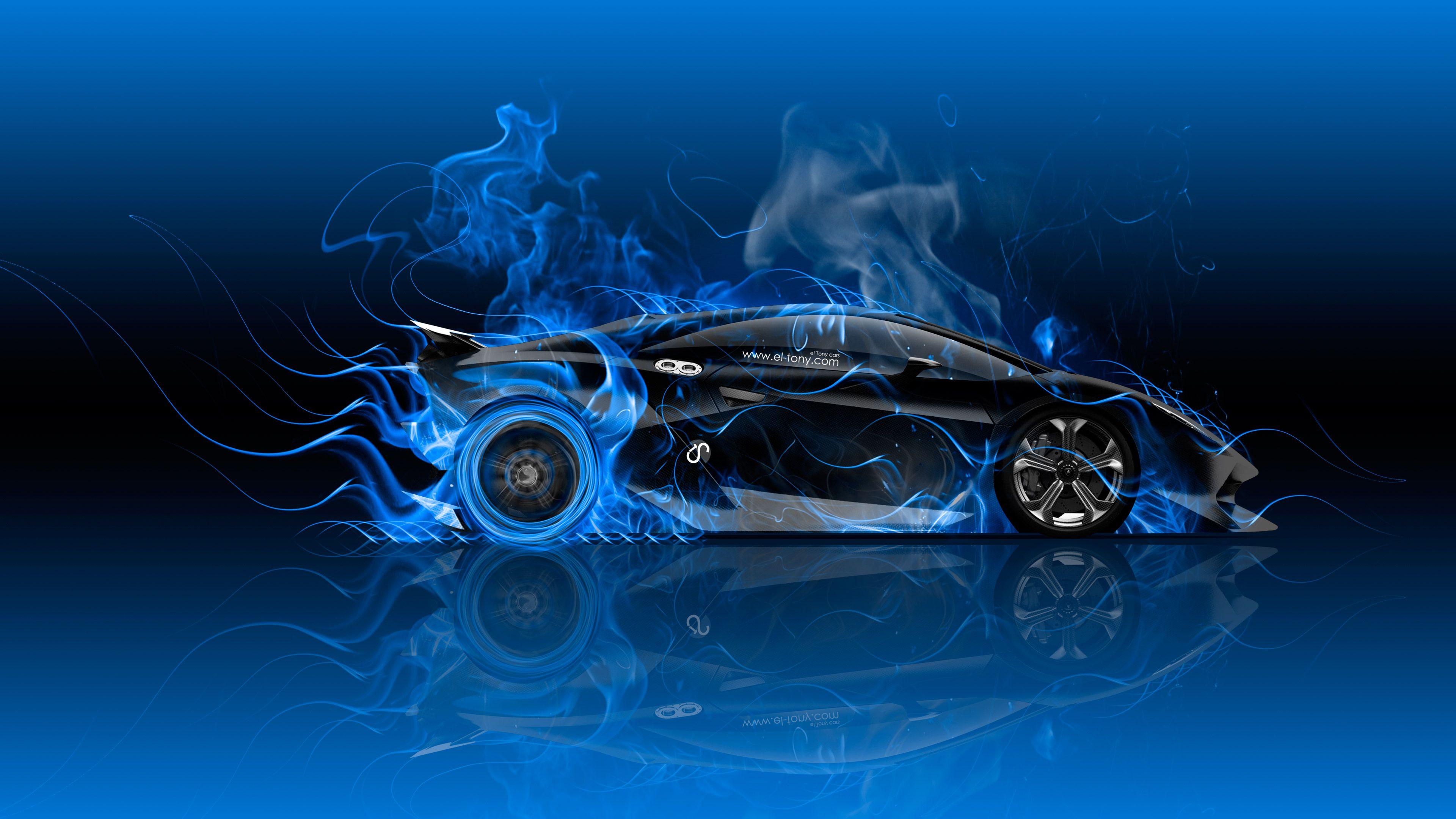 Blue Fire Lamborghini Wallpapers - Top Free Blue Fire Lamborghini ...