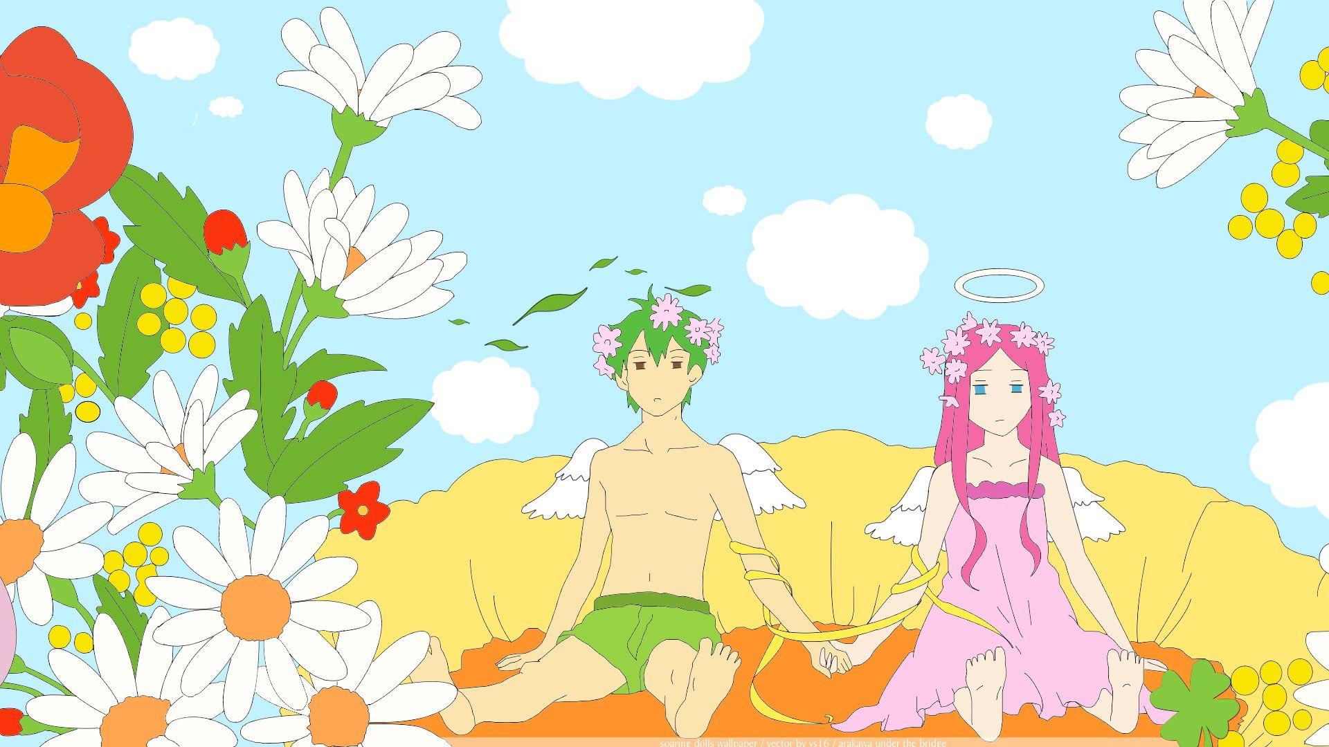 Cute Arakawa Under The Bridge Lock Screen Wallpaper for Windows 7 1440P