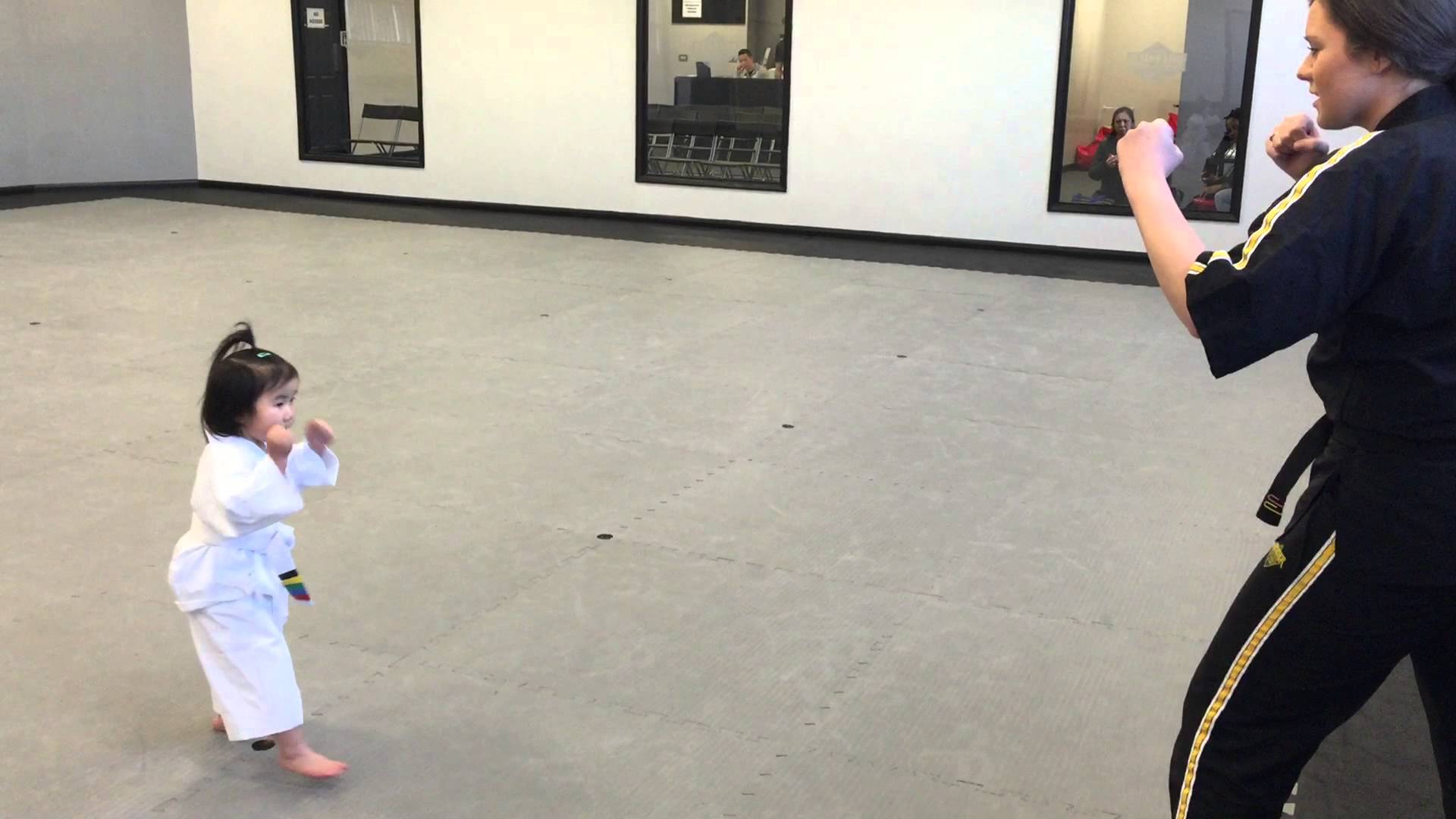 1920x1080 Year Old White Belt Reciting the Student Creed