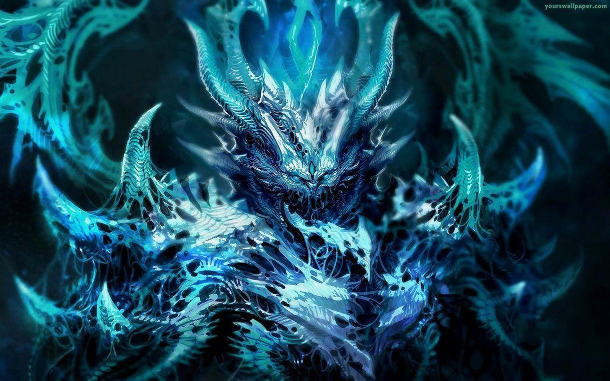 1222x763 Electro Dragon Wallpaper