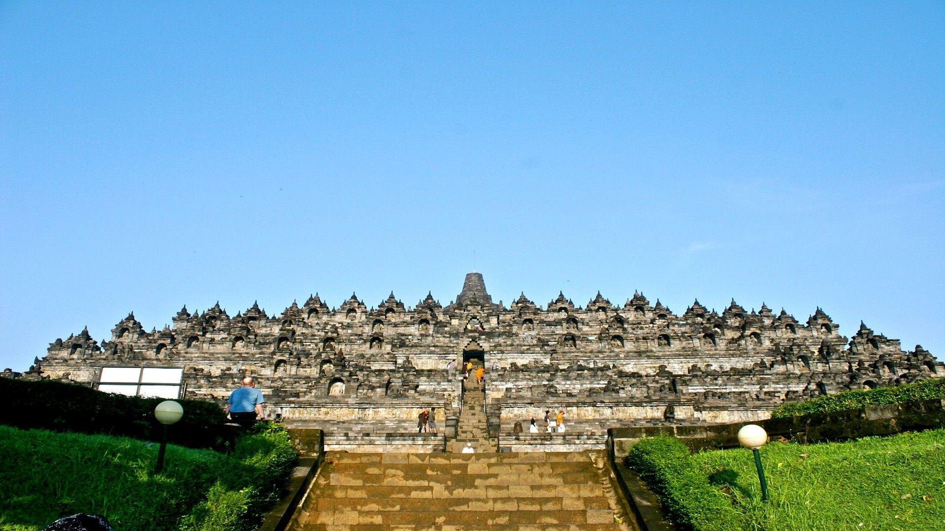 1920x1080 Đền nổi tiếng Borobudur ở Địa điểm du lịch Magelang Regency Indonesia