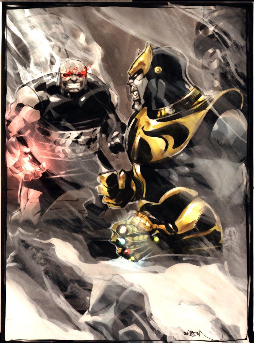 darkseid vs thanos