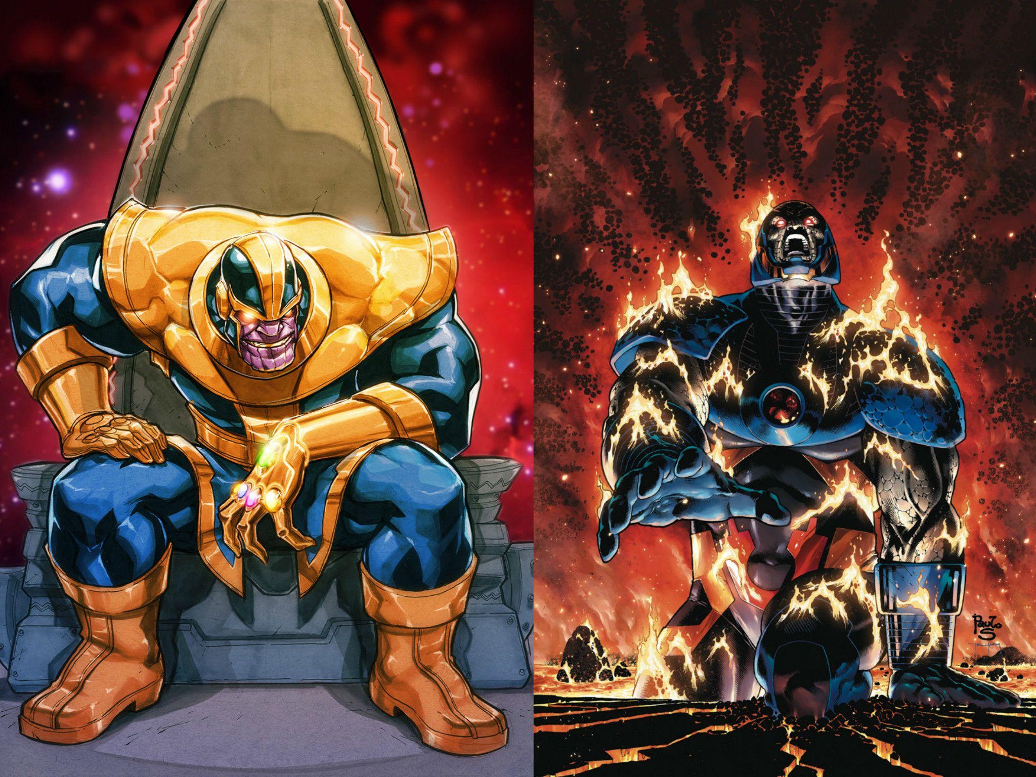 darkseid vs thanos