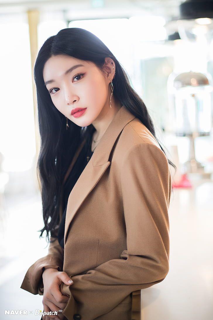 728x1092 HD Wallpaper: Chungha, Asian, K Pop, Women, Korean, Black Hair