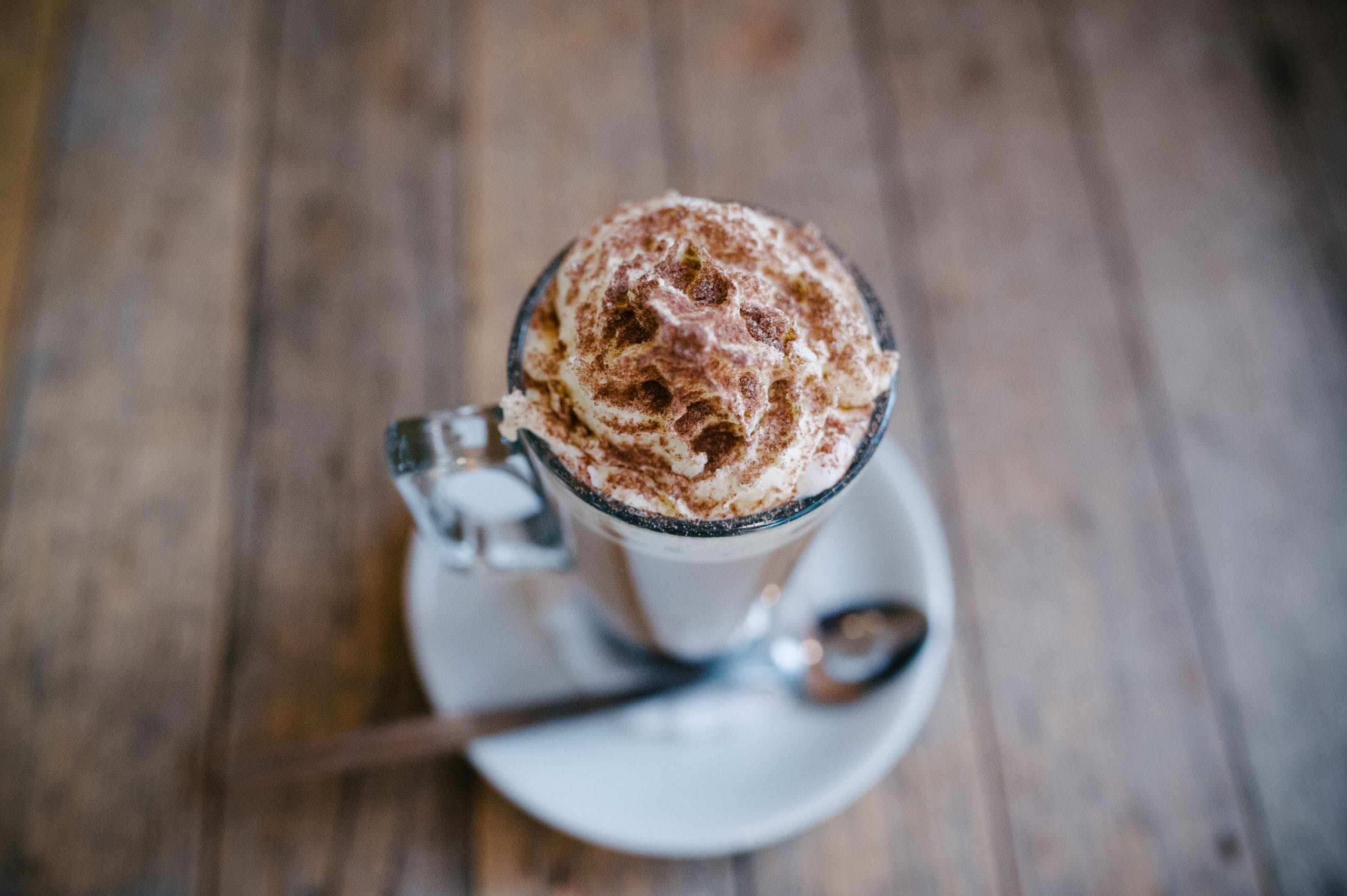 2560x1704 HD Coffee with whipped cream Wallpaper