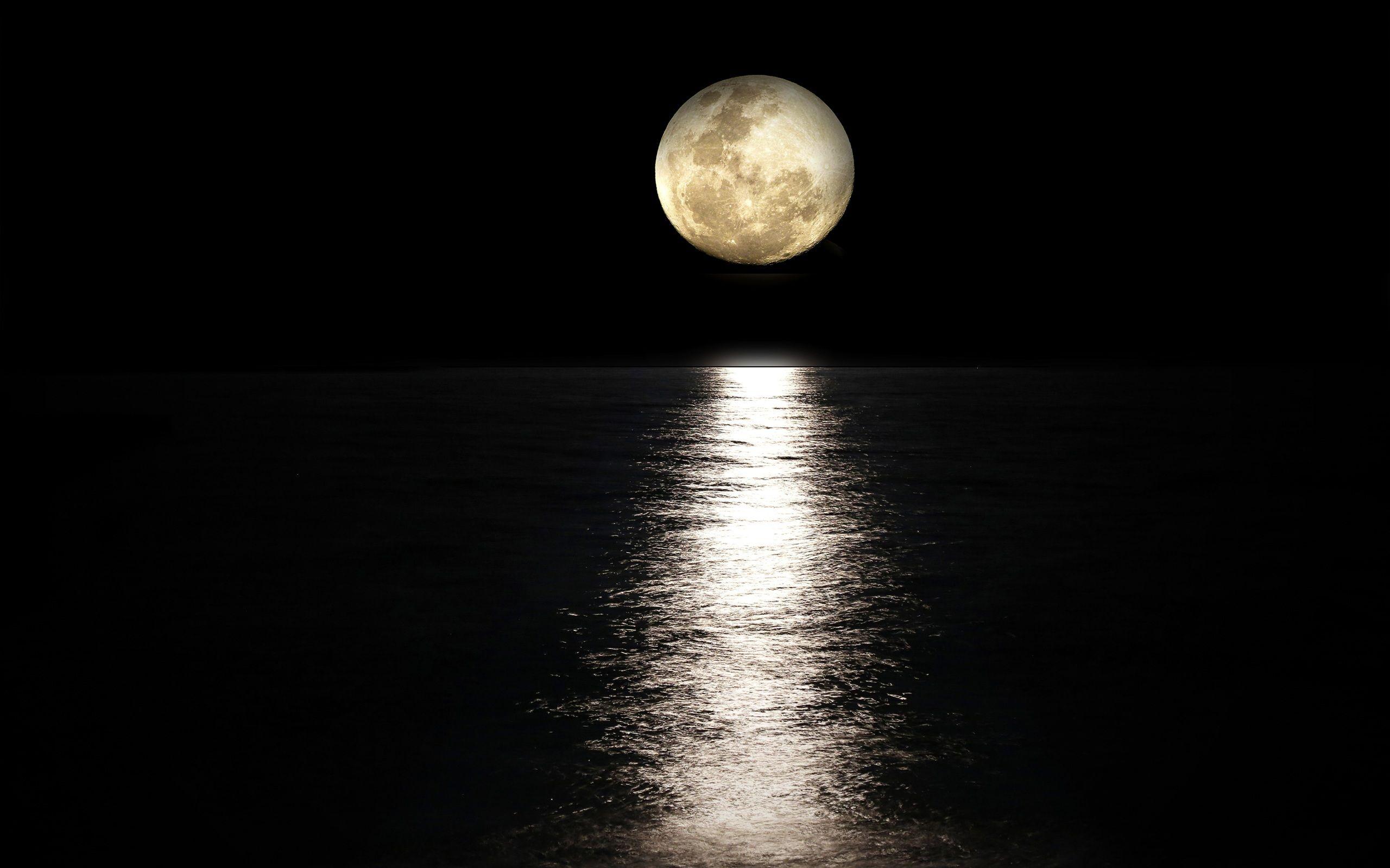 Dark Night Moon Wallpapers - Top Free Dark Night Moon Backgrounds ...