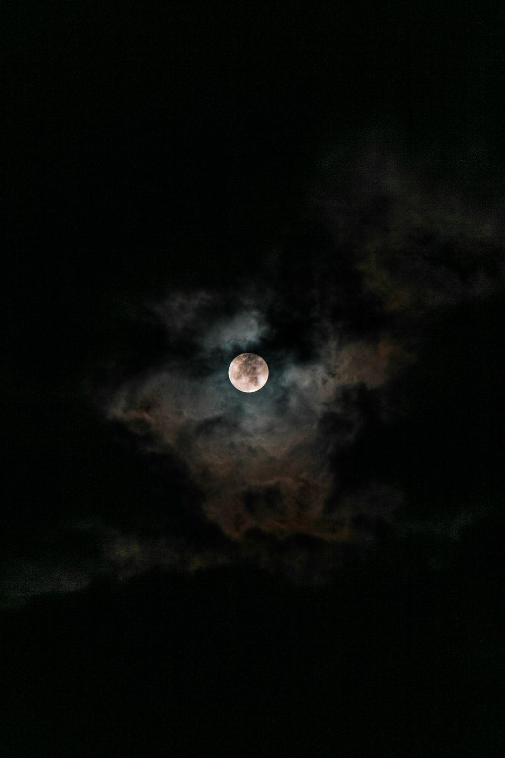 1000x1500 Dark Aesthetic Moon Wallpaper