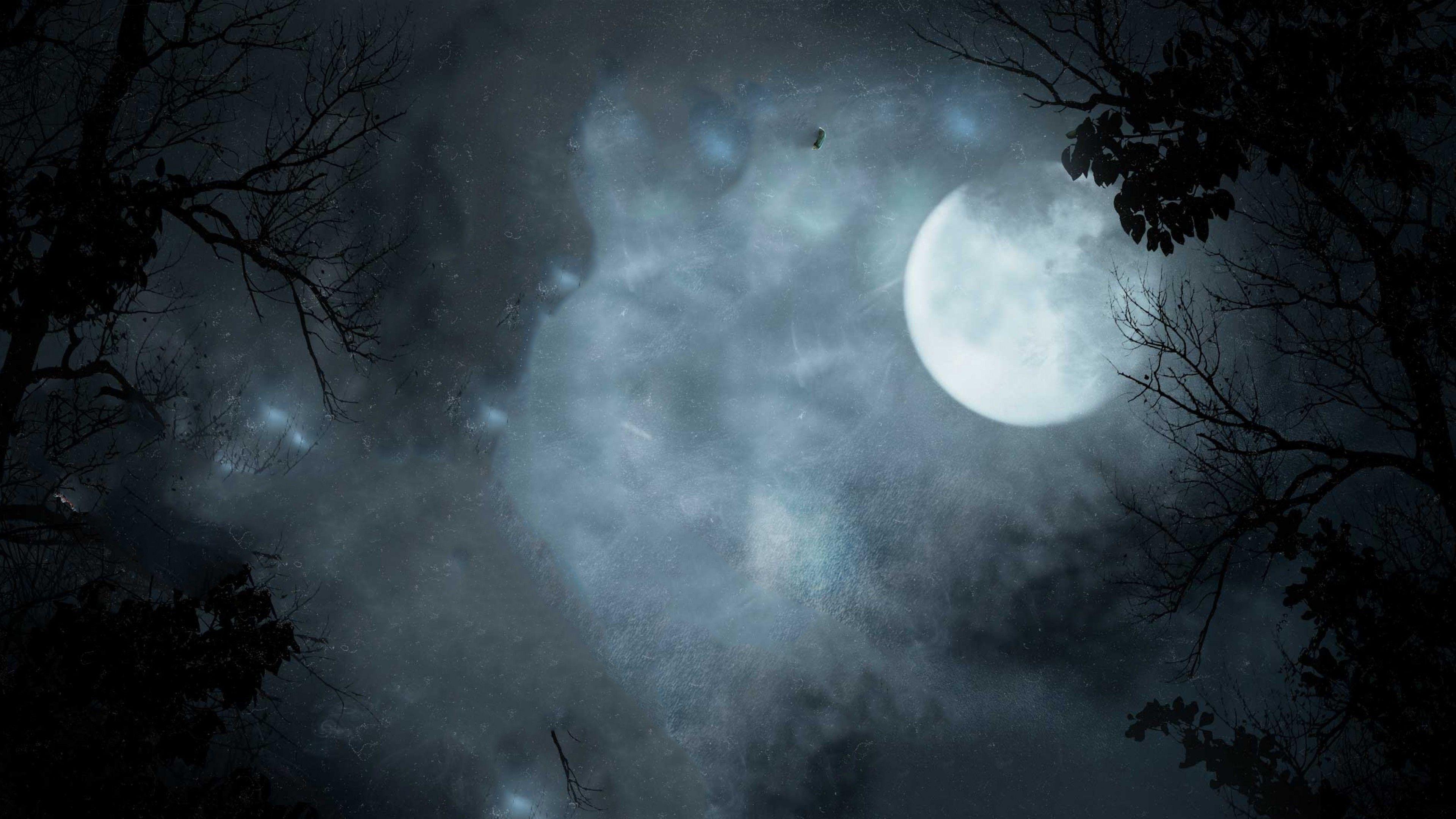 Dark Night Moon Wallpapers - Top Free Dark Night Moon Backgrounds