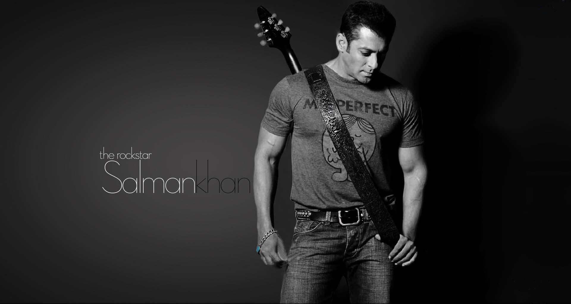 1920x1024 Salman Khan In Black And White Wallpaper, HD Celebrities 4K