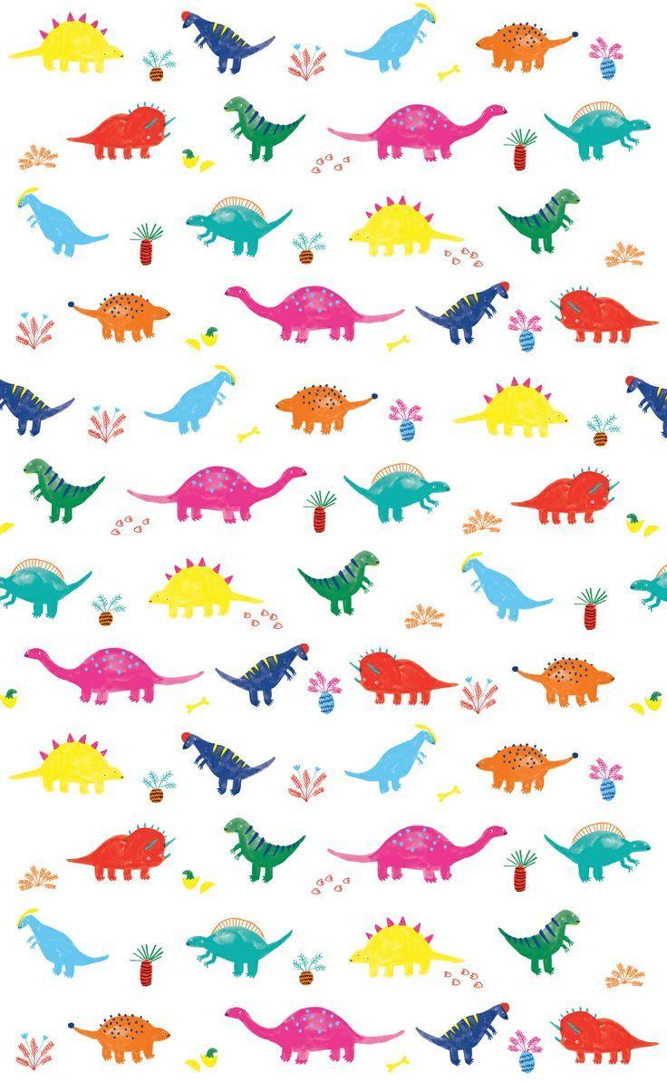736x1194 Best Photo of Dinosaur Pattern Wallpaper Pattern