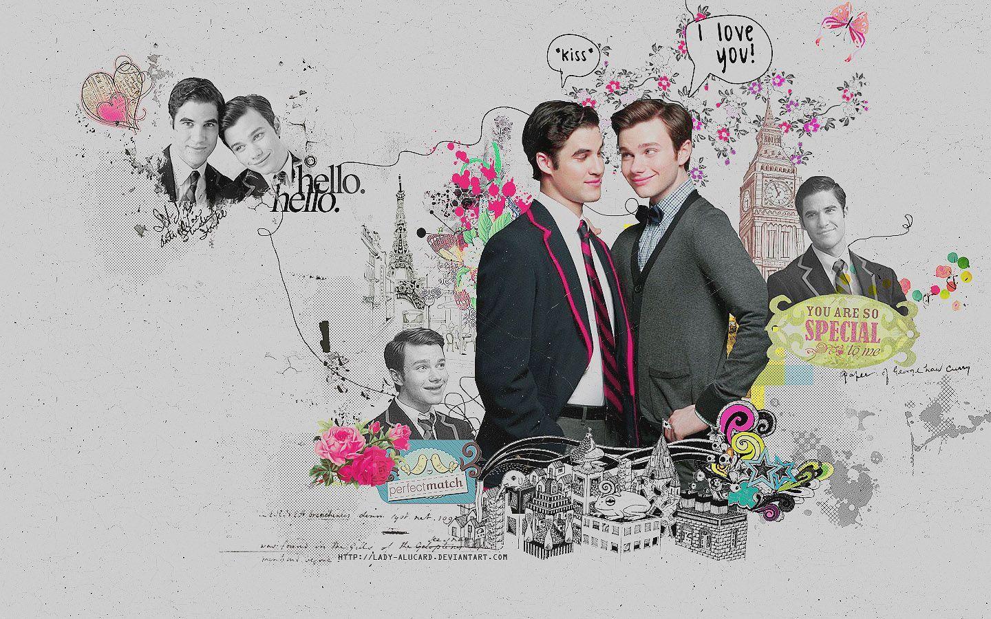 1440x900 Klaine_ _Glee Wallpaper By Lady Alucard