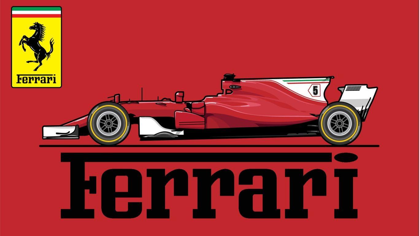 1366x768 Ferrari SF70H Wallpaper