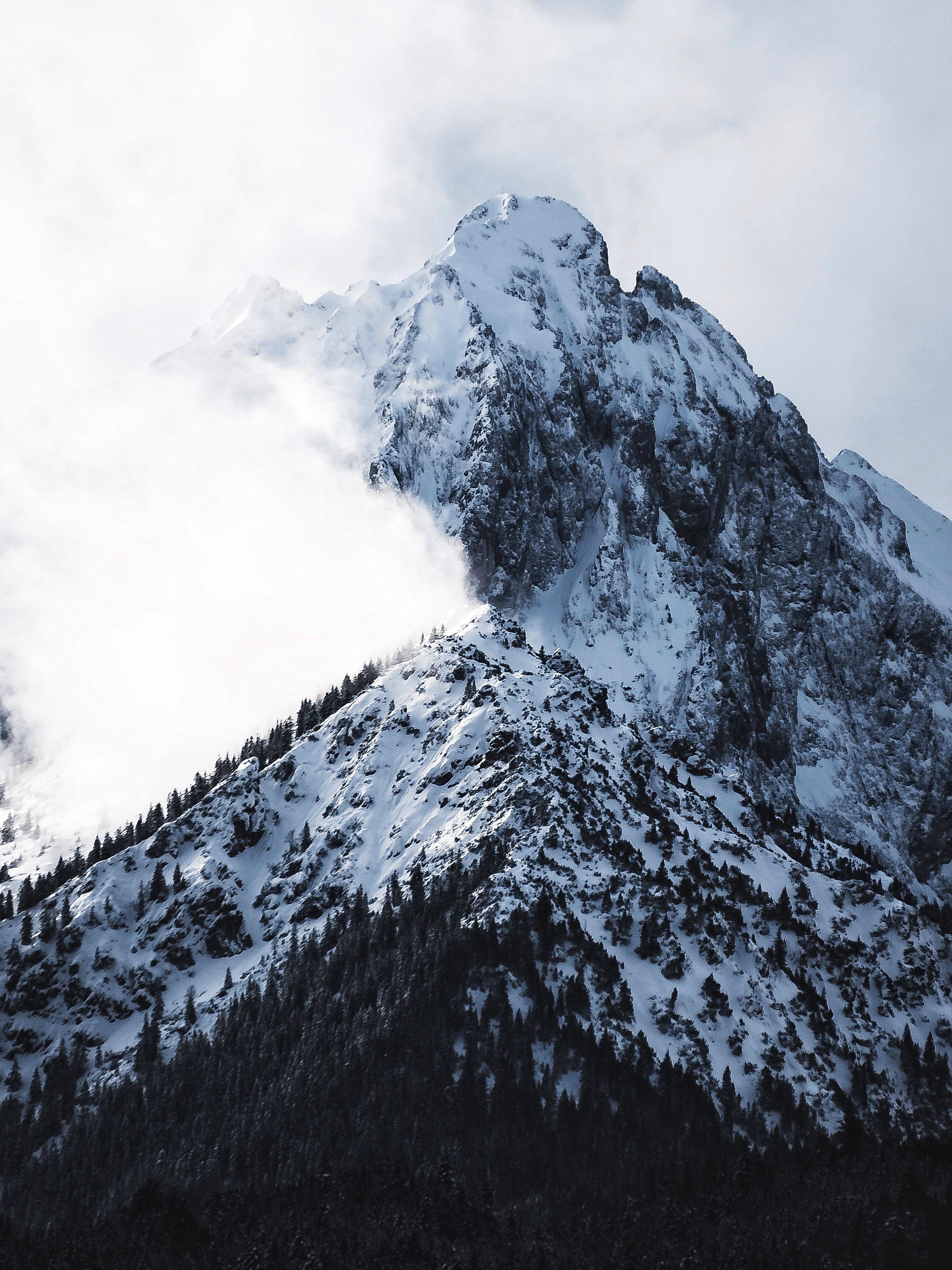 2961x3950 Snow Mountain Picture [Stunning!]. Download Free Image