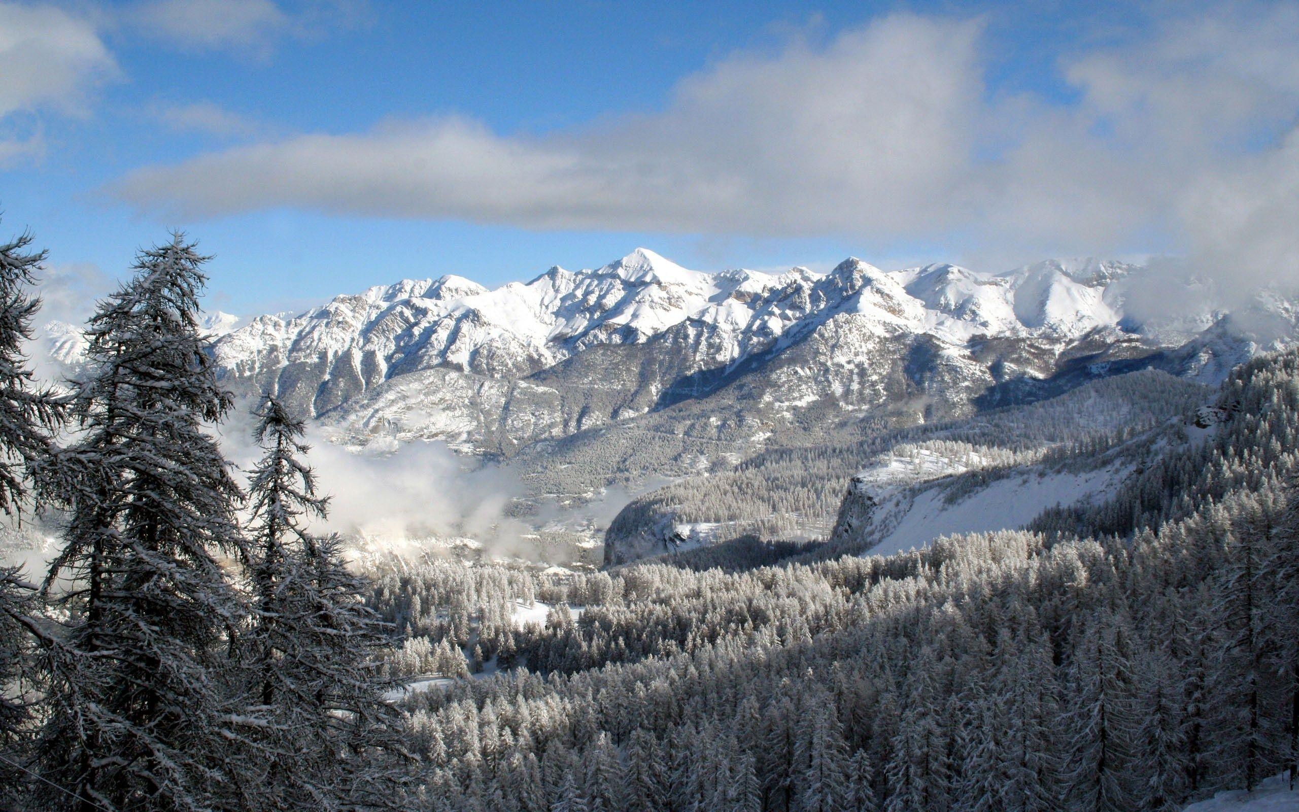 2560x1600 Wallpaper. Winter. Photo. Picture. View, Snow Capped Mountains