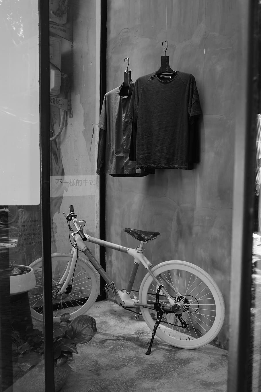910x1365 HD wallpaper: china, shenzhen shi, city inn oct loft, bike, studio