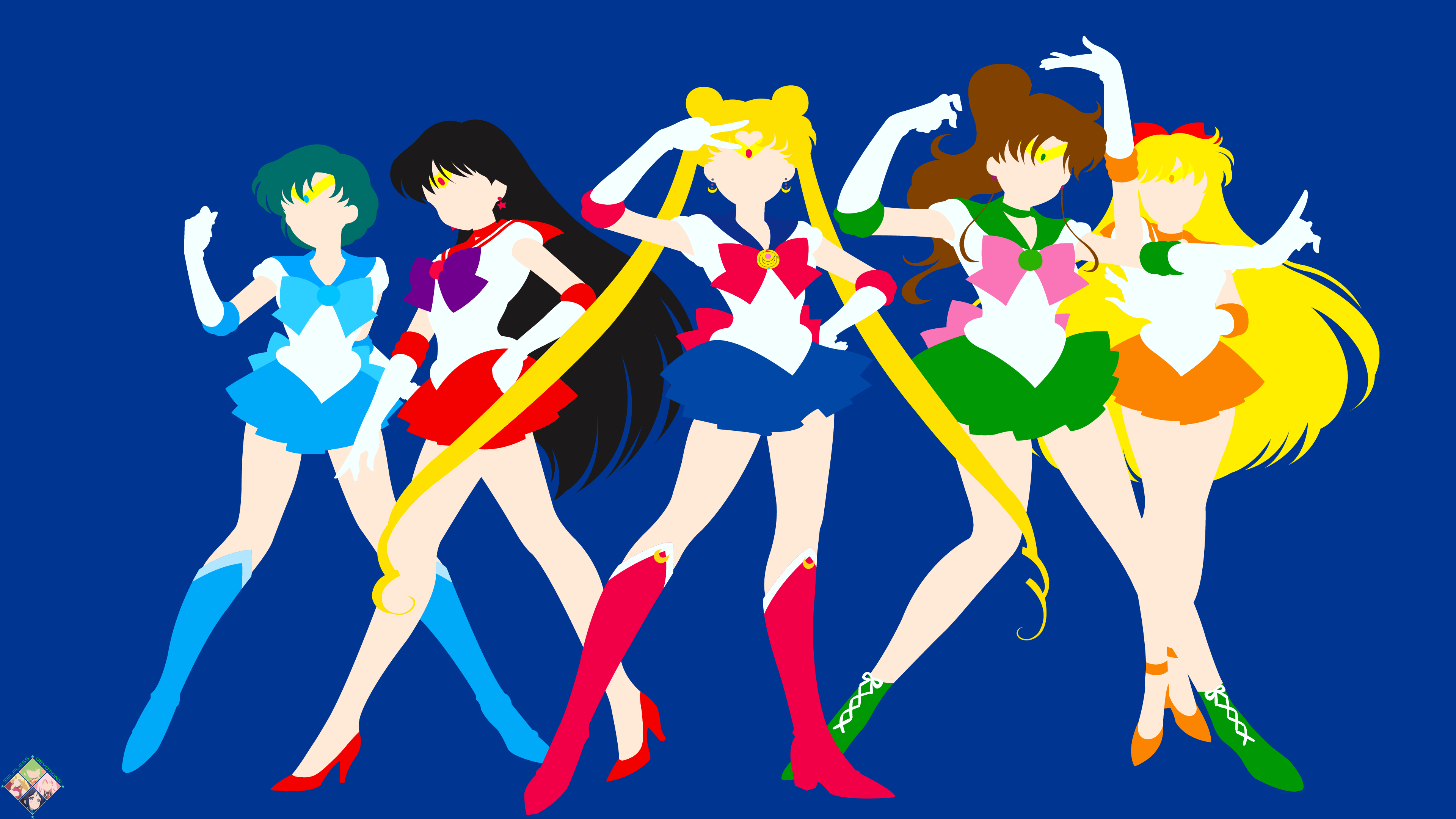 Hình nền siêu HD 3840x2160 Sailor Moon 4k.  Hình nền.  3840x2160