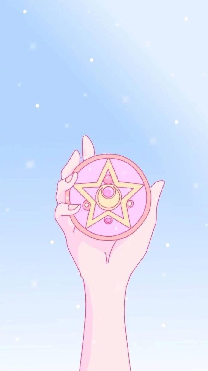 690x1226 Pastel Sailor Moon Background - Hình nền HD