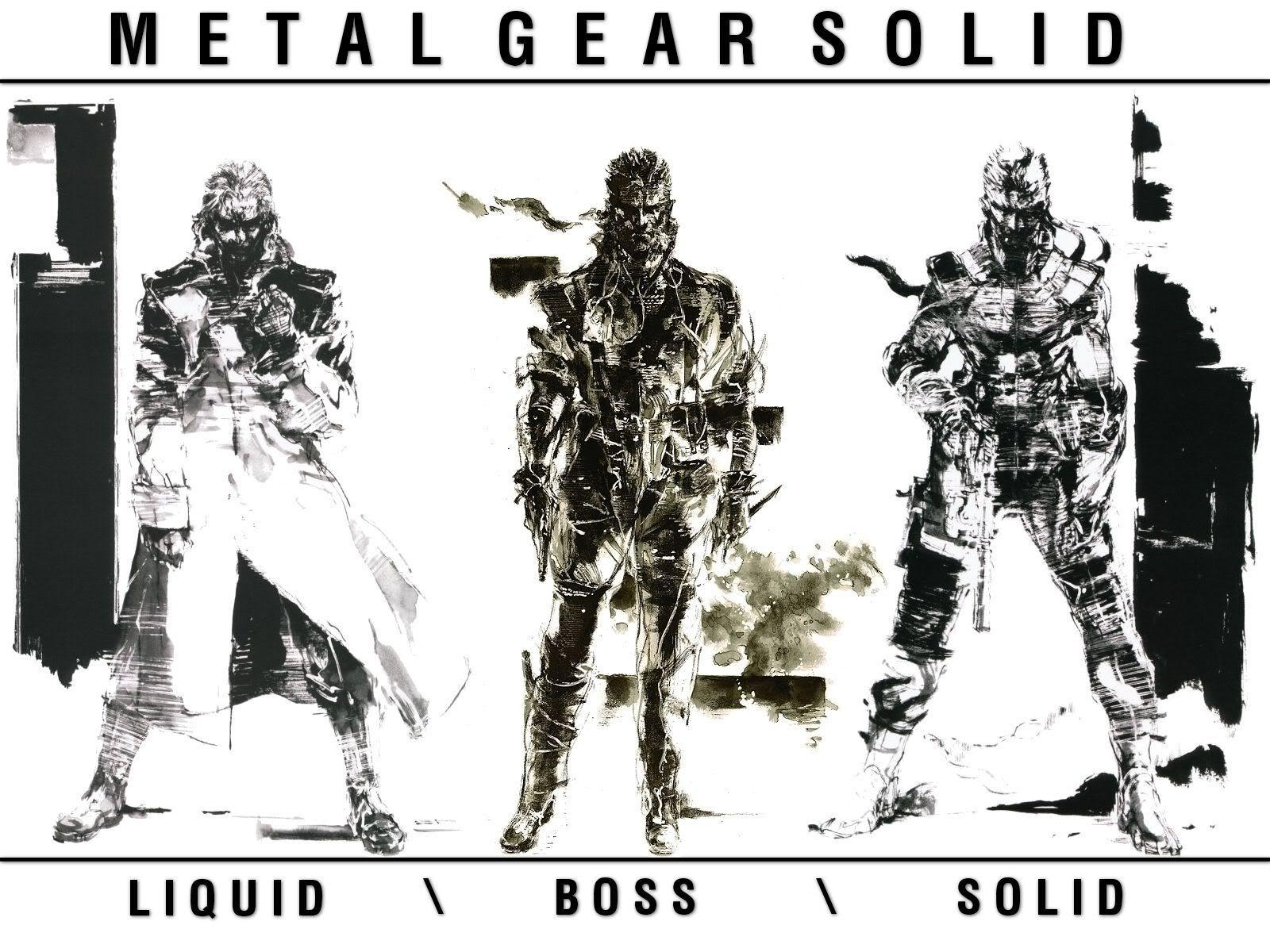 1600x1200 Liquid\Boss\Solid. Metal gear solid Camisetas estampadas, Pantalla de pc