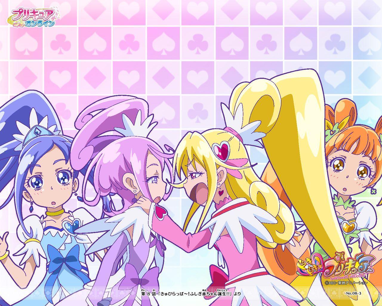 1280x1024 Glitter Force Doki Doki Wallpaper