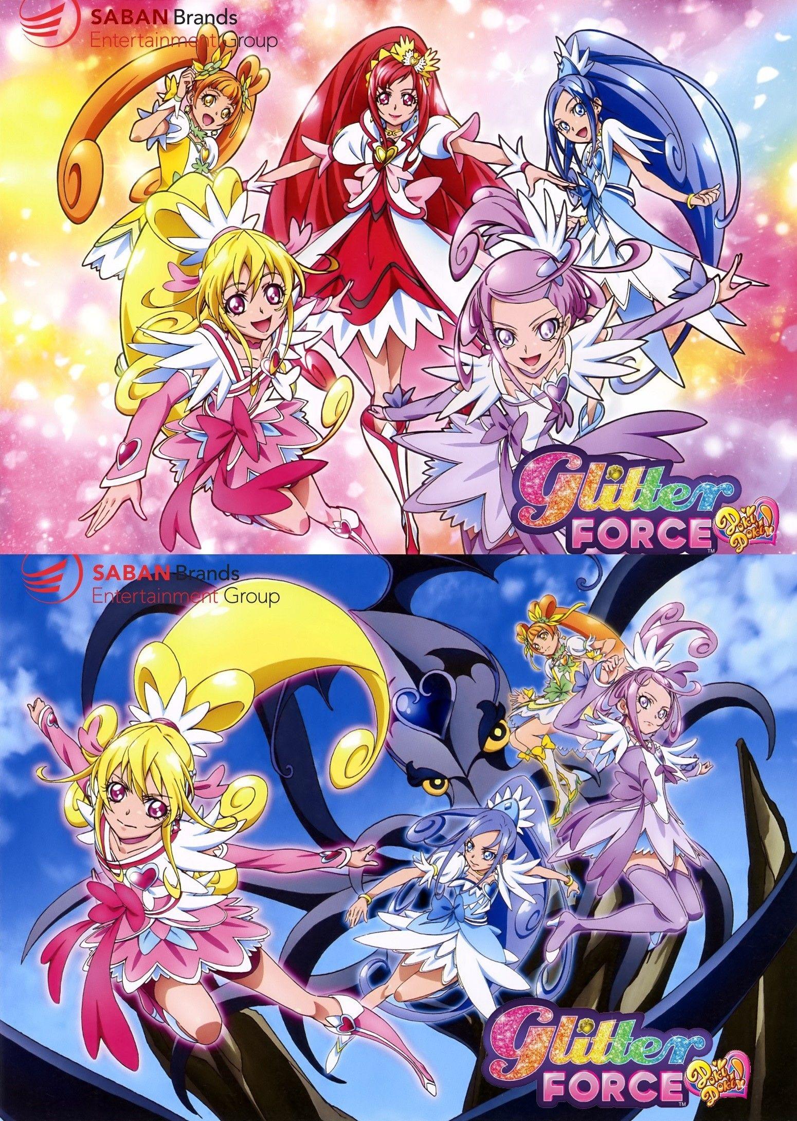 1550x2178 Glitter Force Wallpaper