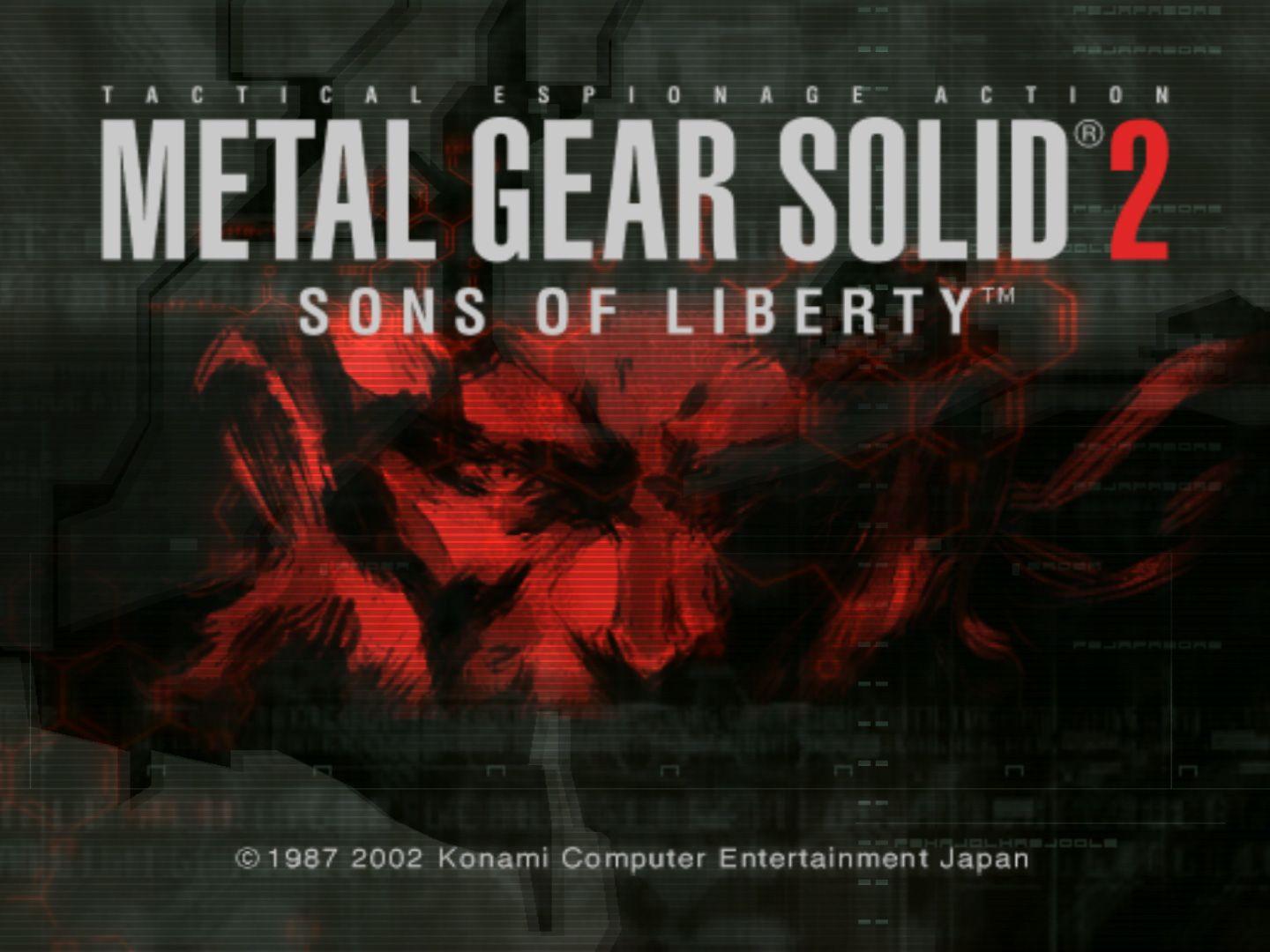 Metal gear solid ps2. Metal Gear 2 обложка. Metal Gear Solid 2: sons of Liberty ps2 обложка. Metal Gear Solid 2 sons of Liberty title. Metal Gear Solid main menu.