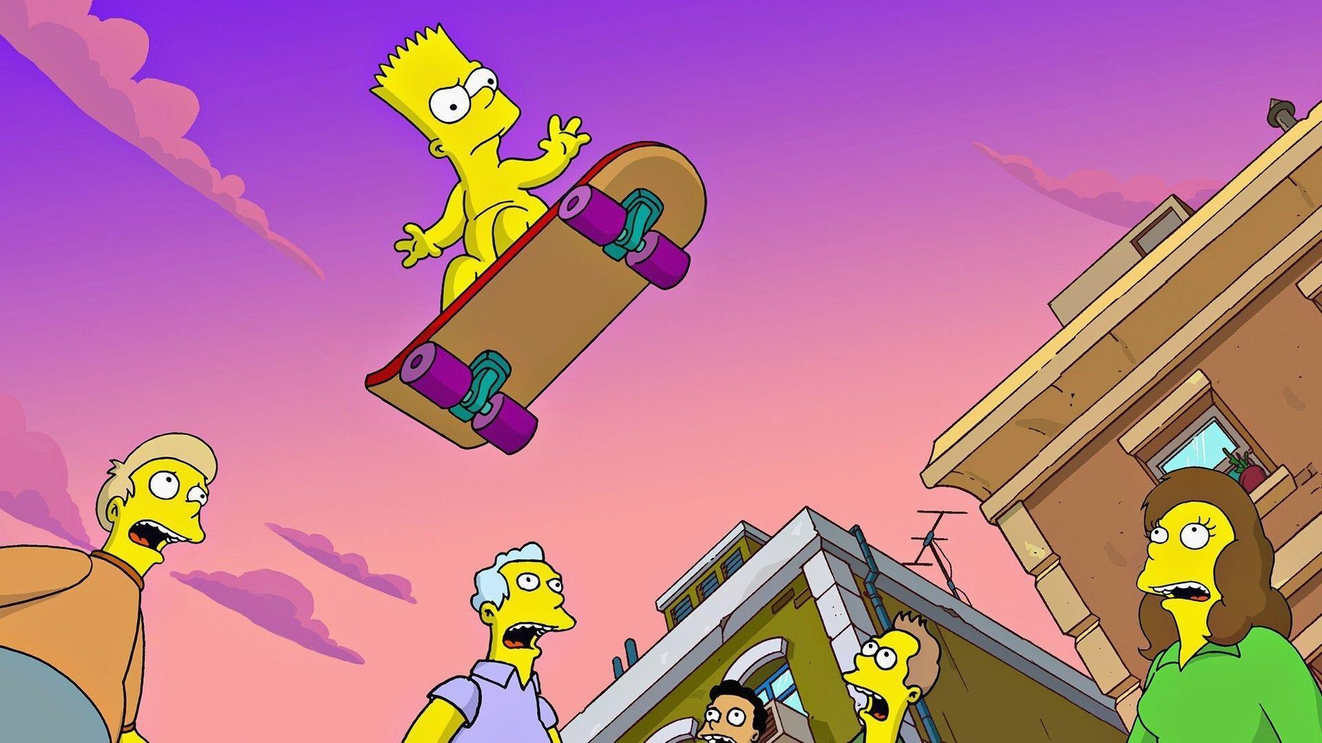 1920x1080 Simpsons Aesthetic Desktop Wallpaper