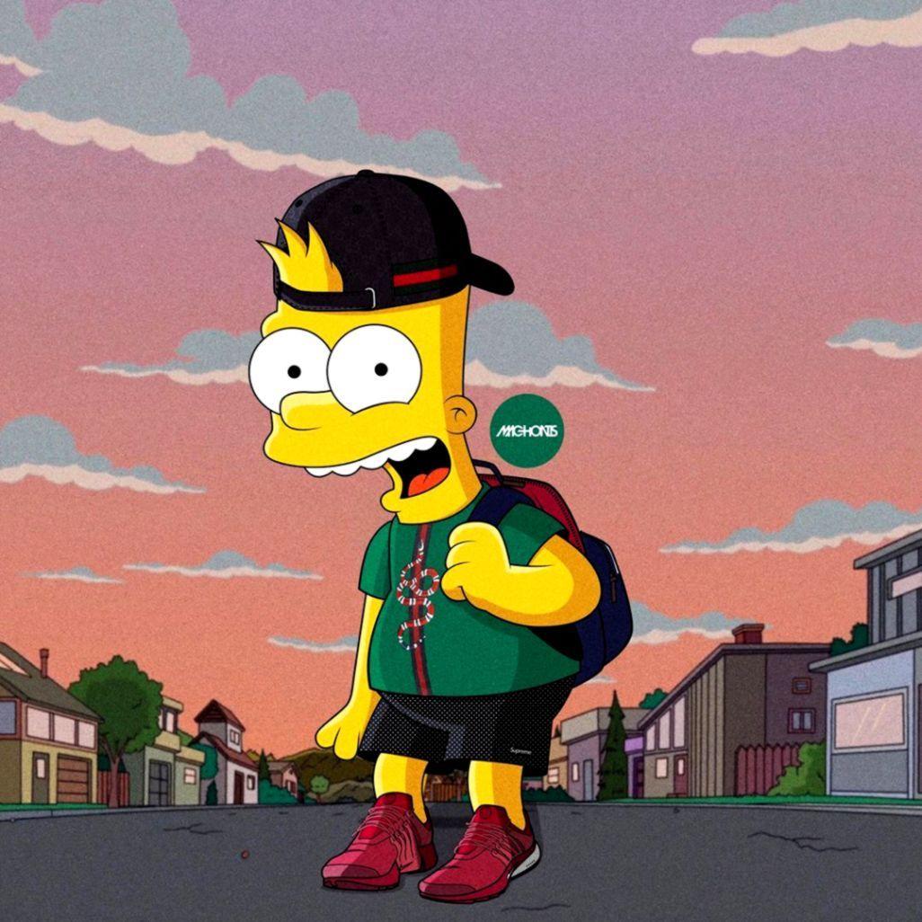1026x1026 Simpsons Wallpaper Hypebeast