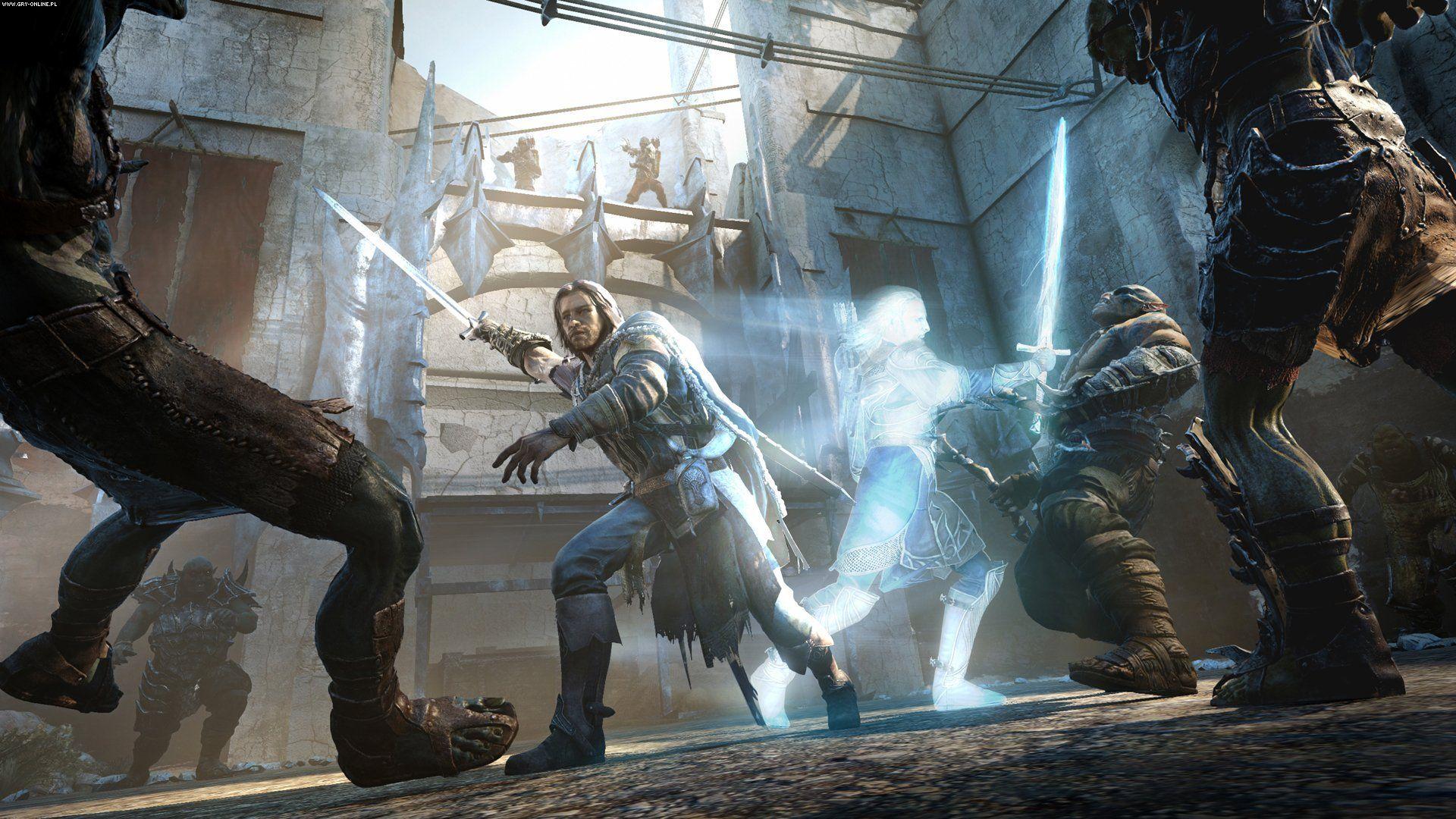 1920x1080 Free download Shadow of Mordor Shadow Fight With Man Wallpaper