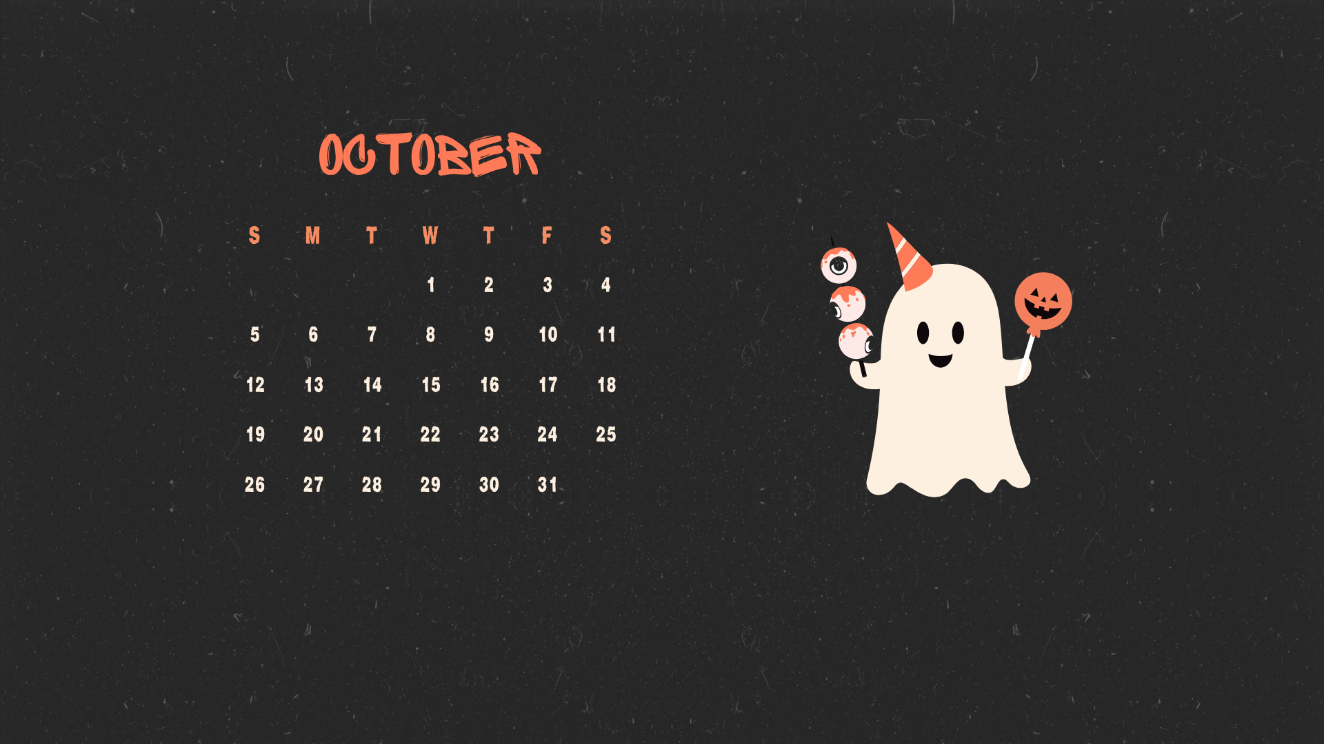 1920x1080 Free October 2025 Desktop Calendar Background (EASY DOWNLOAD)