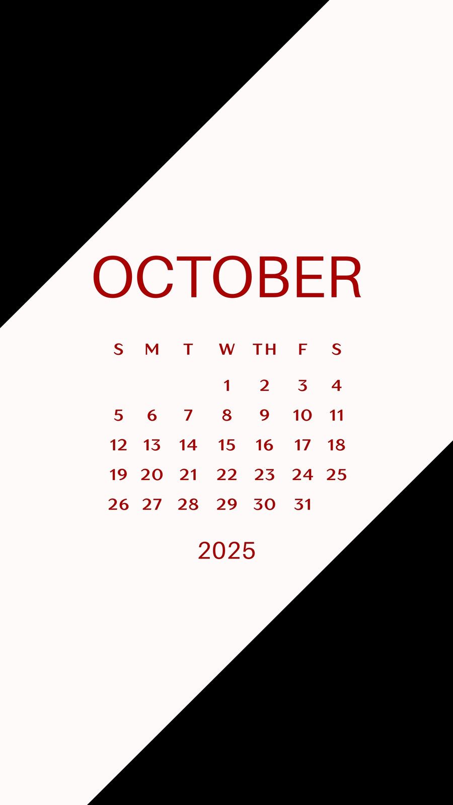 900x1600 and customizable october templates