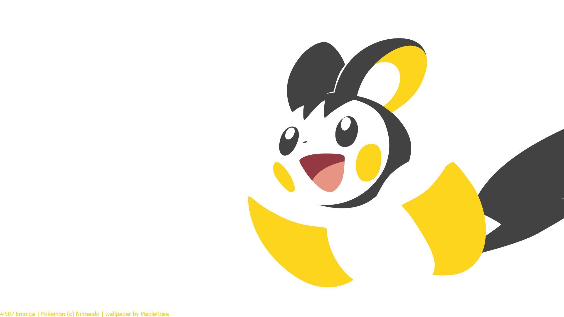 1920x1080 Emolga. PokéWalls