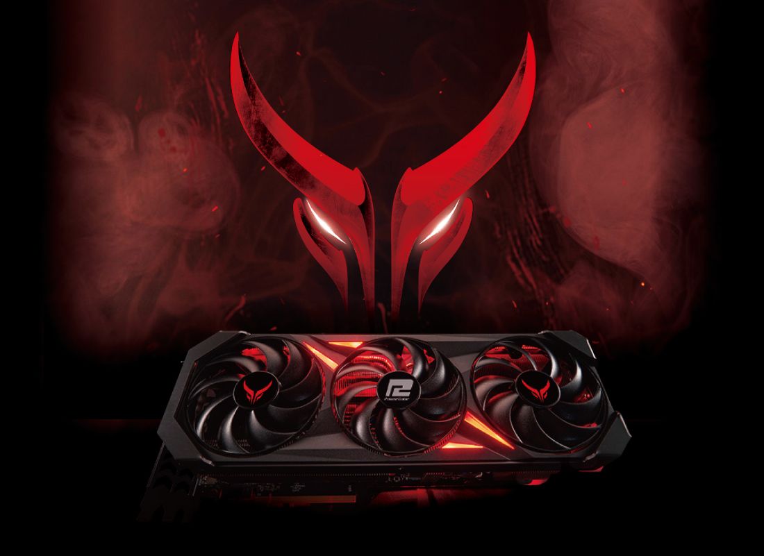 1100x801 PowerColor RED DEVIL Radeon RX 7900 XTX Graphics Card RX7900XTX 24G E OC