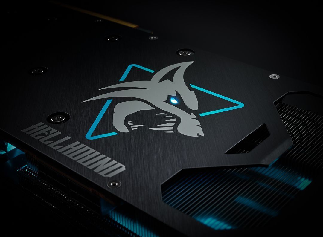 1080x793 PowerColor on X: HELLHOUND Your new gaming weapon. #ComingSoon # PowerColor #HELLHOUND #RDNA2 / X