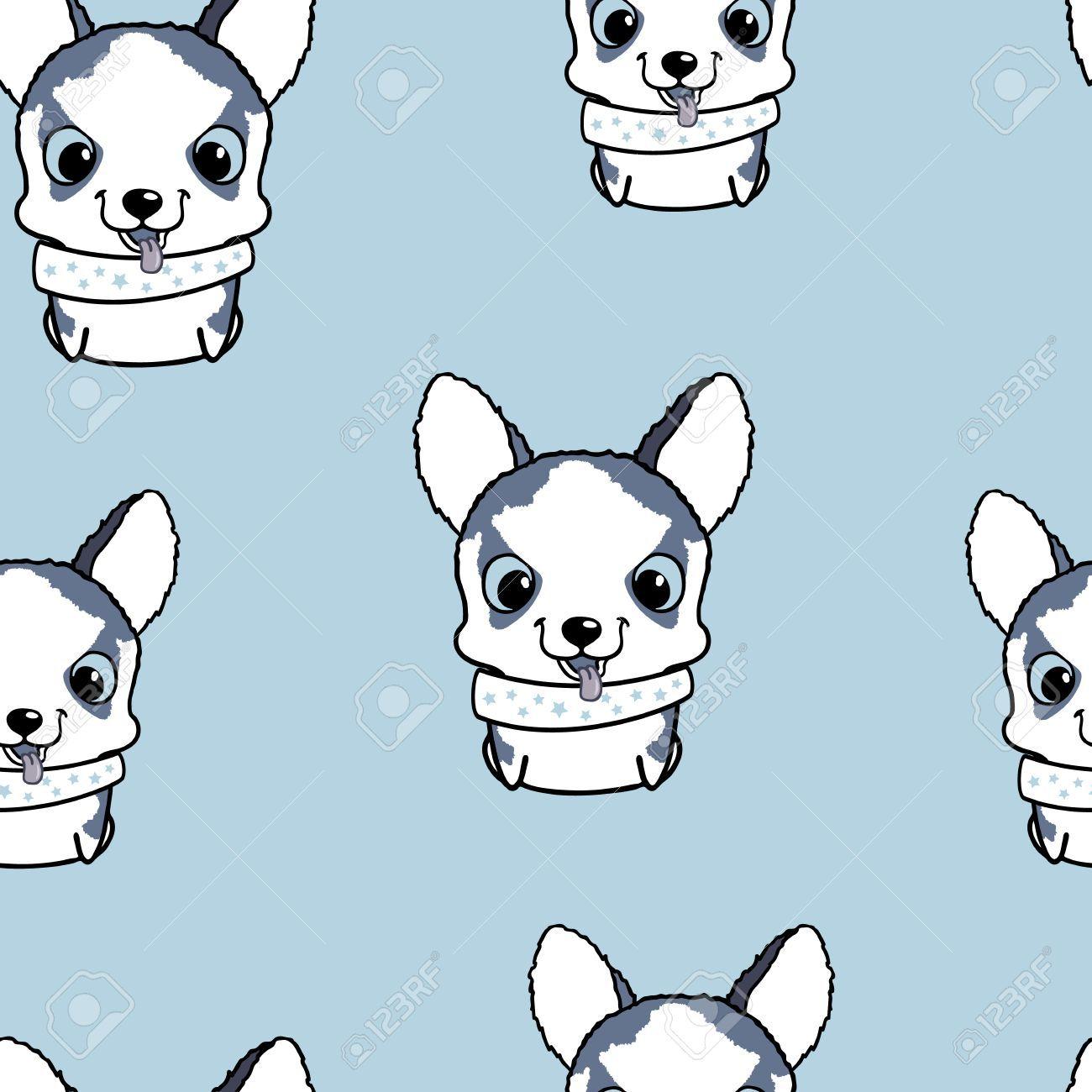 1300x1300 Cute Dog Clipart Wallpaper