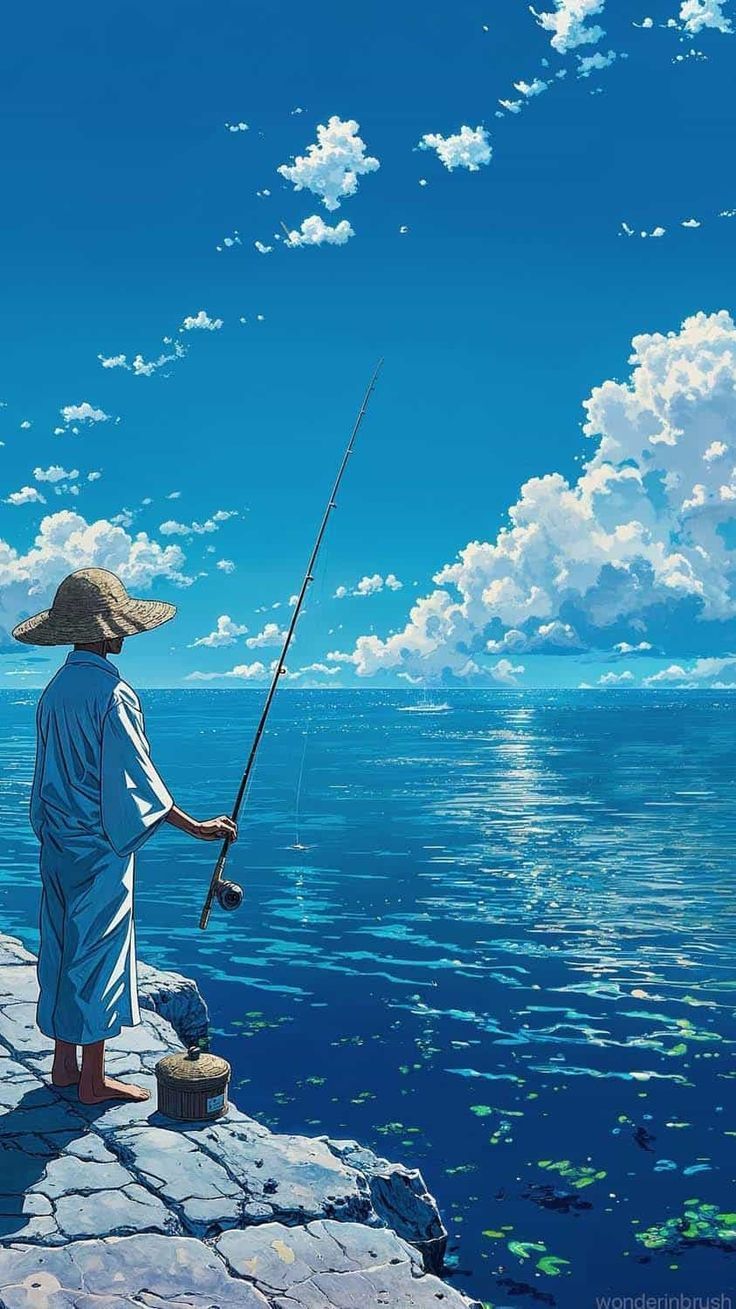 736x1309 The Fisherman iPhone Wallpaper HD