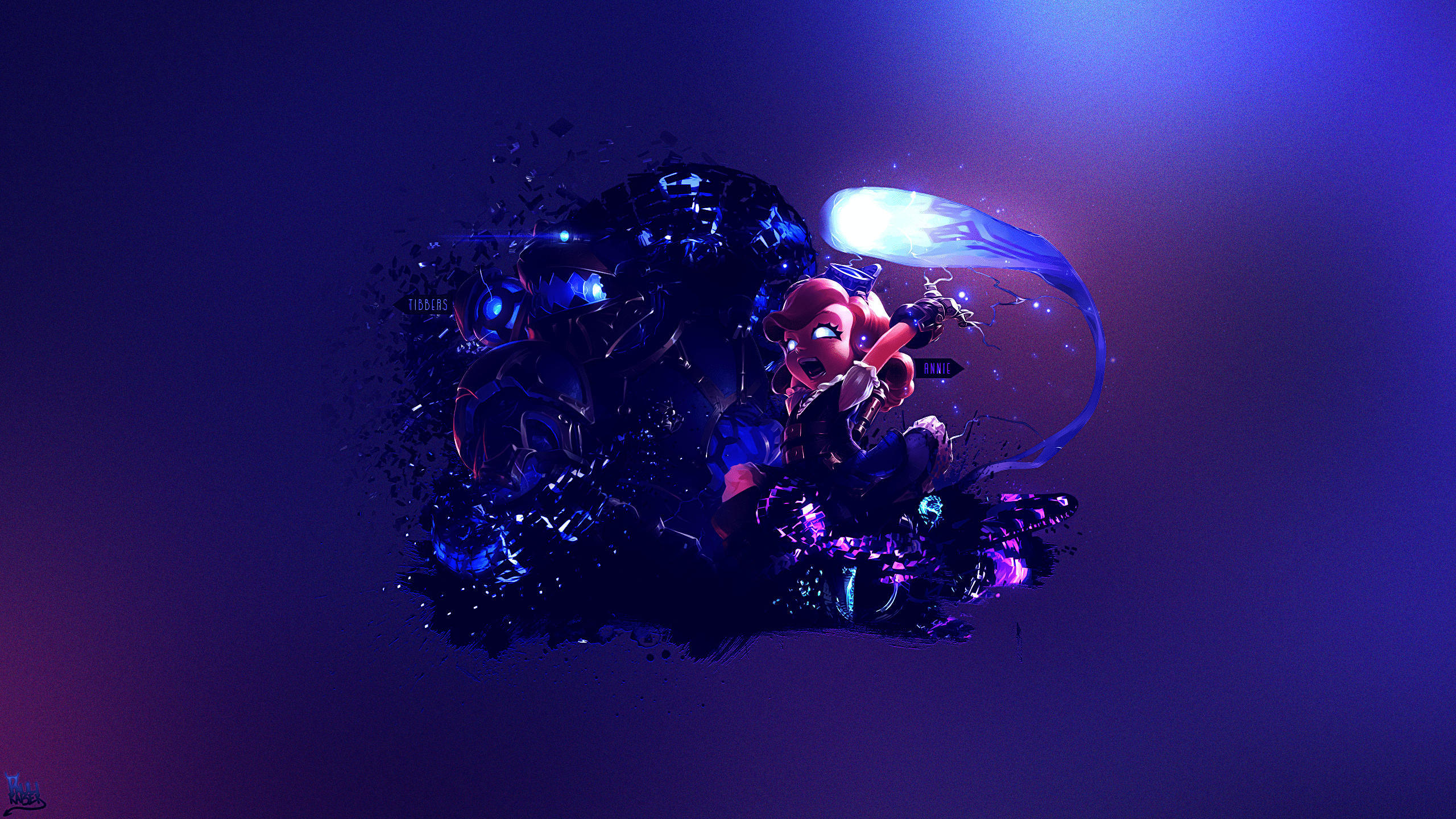 2560x1440 LoLWallpaper. Hextech Annie Annie Fan Art