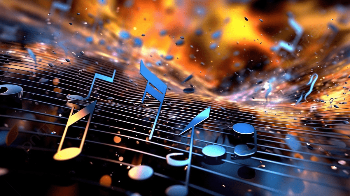 1200x673 Dynamic 3D Design Of Abstract Musical Notes As A Background, 3D Wallpaper, Music Wallpaper, Art Wallpaper Background Image And Wallpaper for Free Download