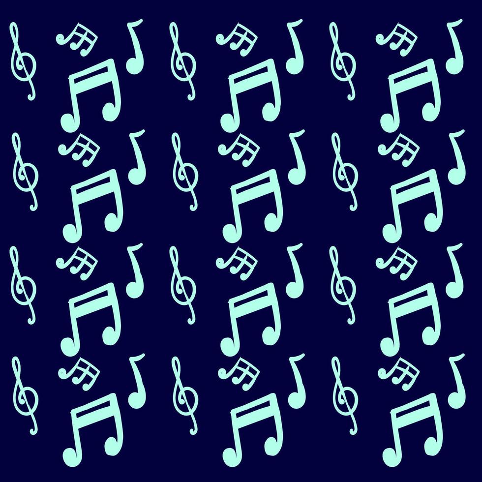 980x980 Music notes wallpaper, illustration, vector on white background